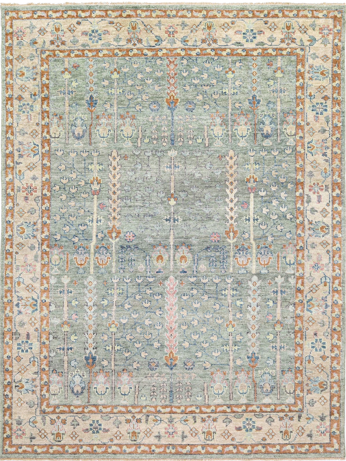 The Cypress Avenue – Seafoam & Terracotta