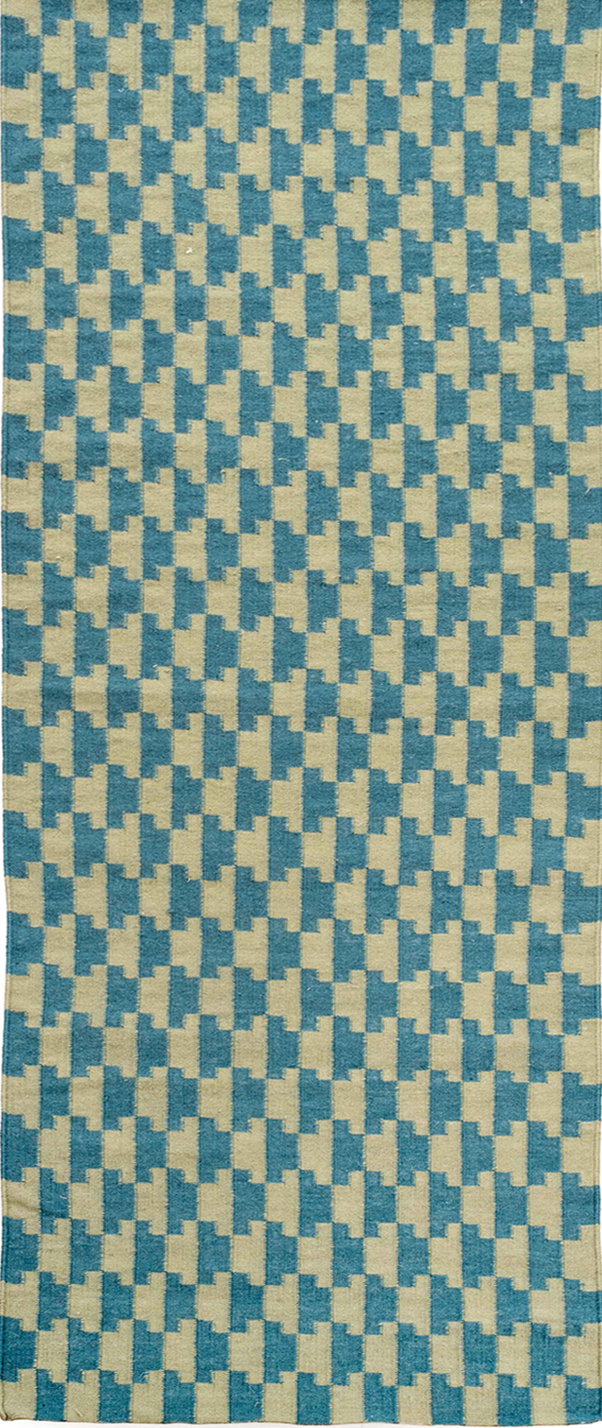 The Woven Lattice Runner - Seafoam