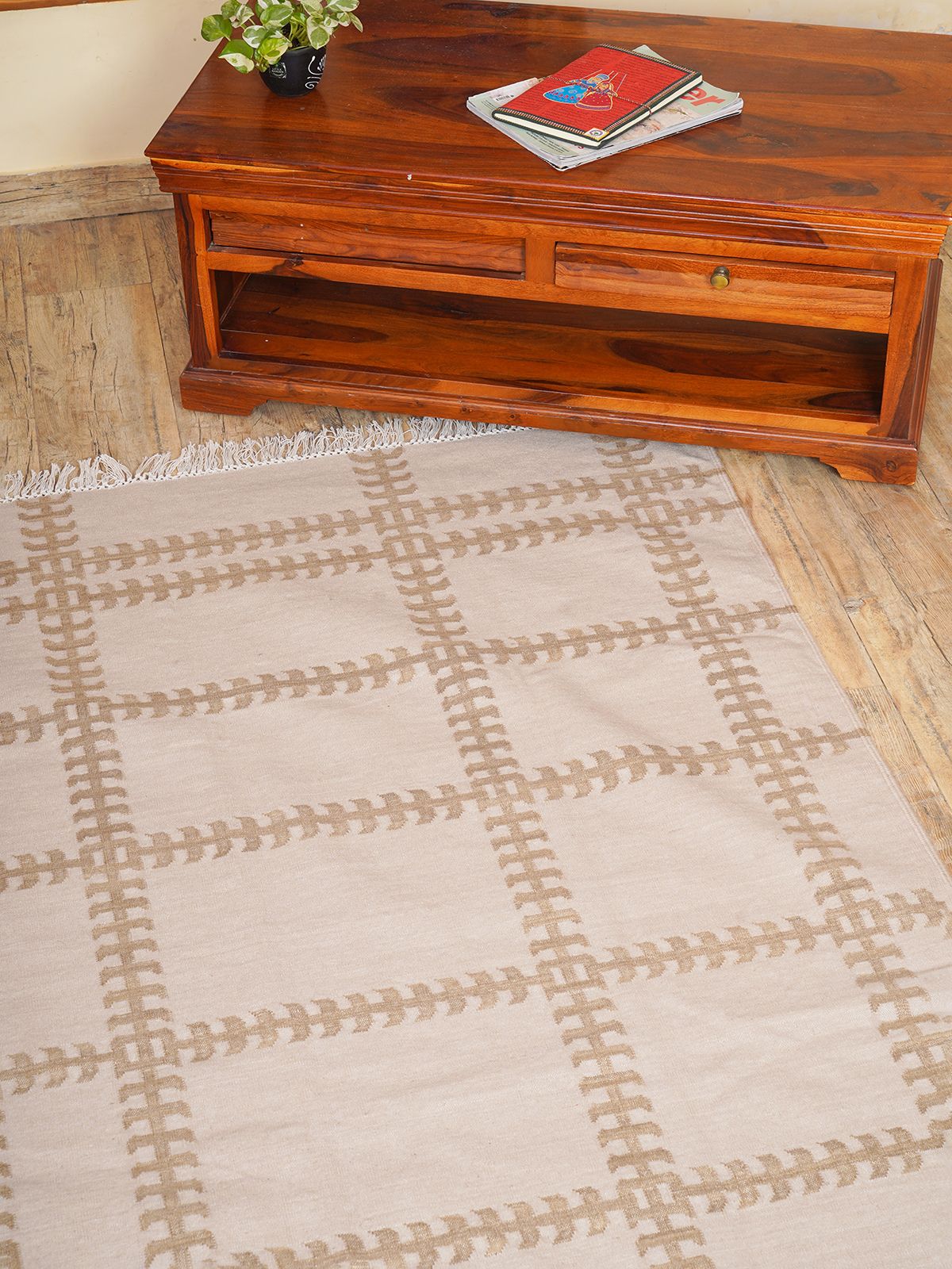 Gridline Flatweave Rug