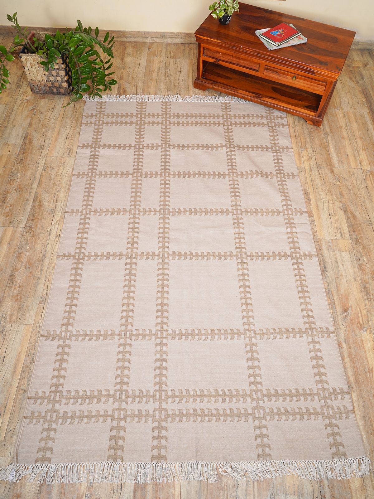 Gridline Flatweave Rug