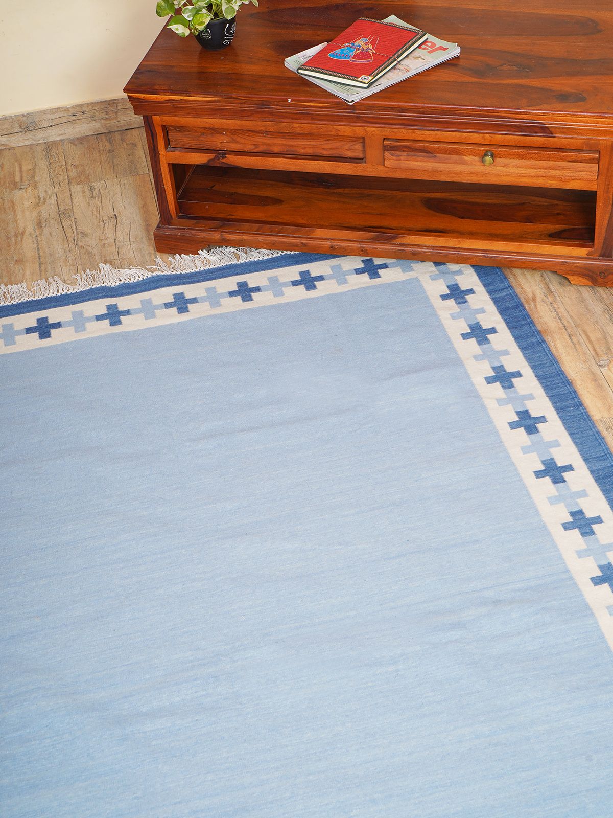 Cobalt Comfort Flatweave Rug