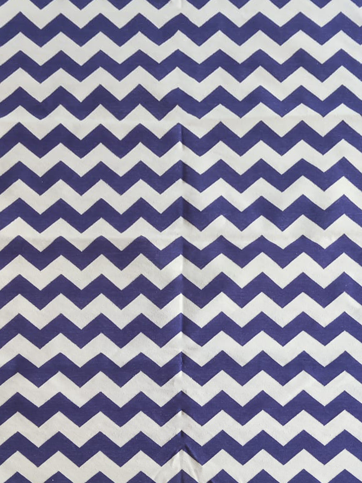 Amethyst Zigzag Cotton Rug cotton rug in pink tones