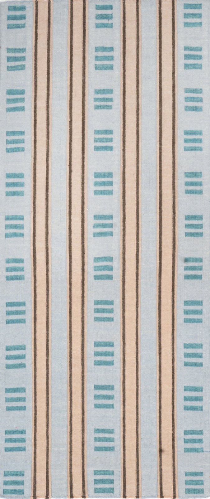 Aqua Breeze Wool Runner in wool