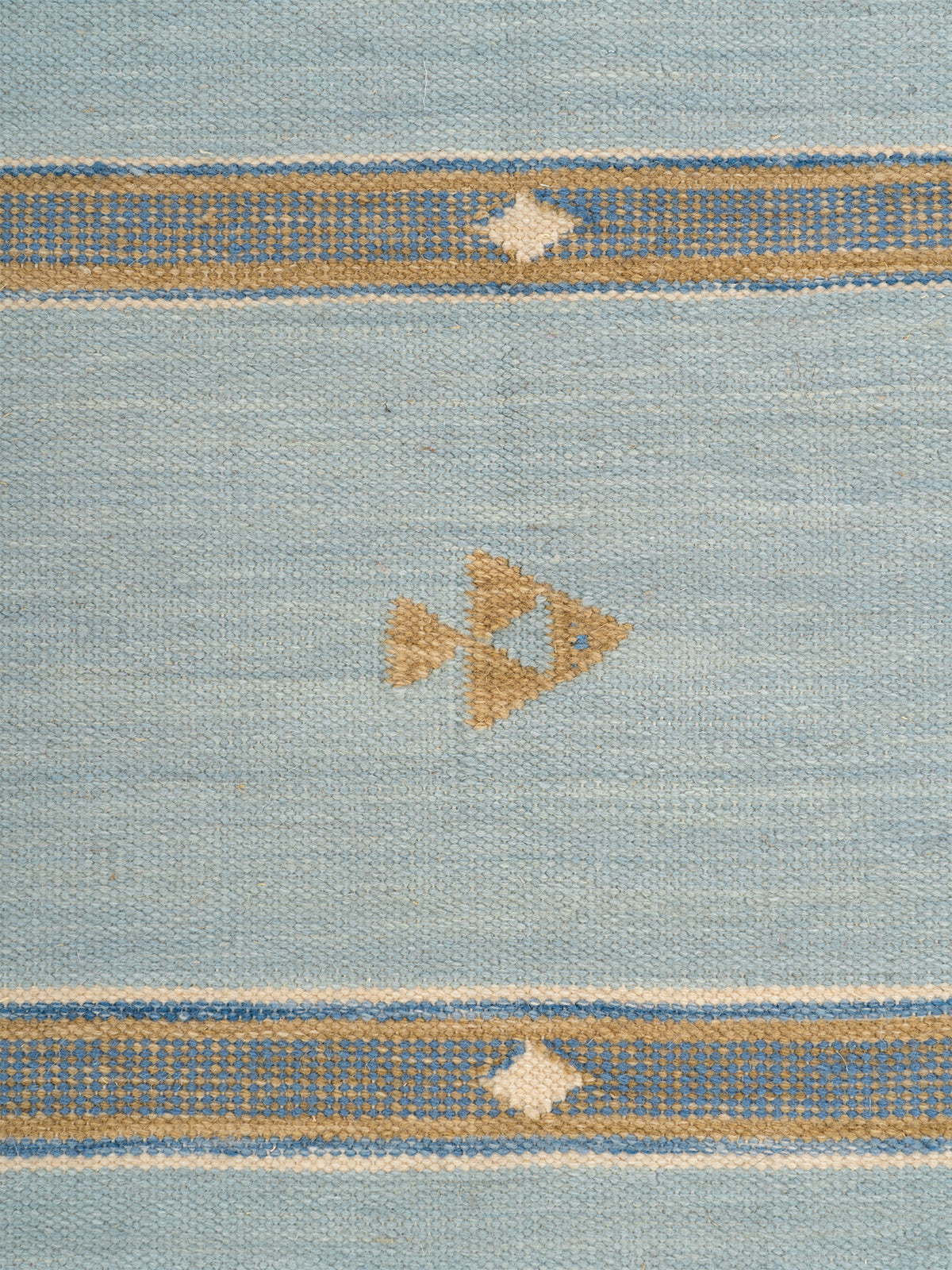 Aqua Shoal Wool Rug - additional product view showing the wool rug