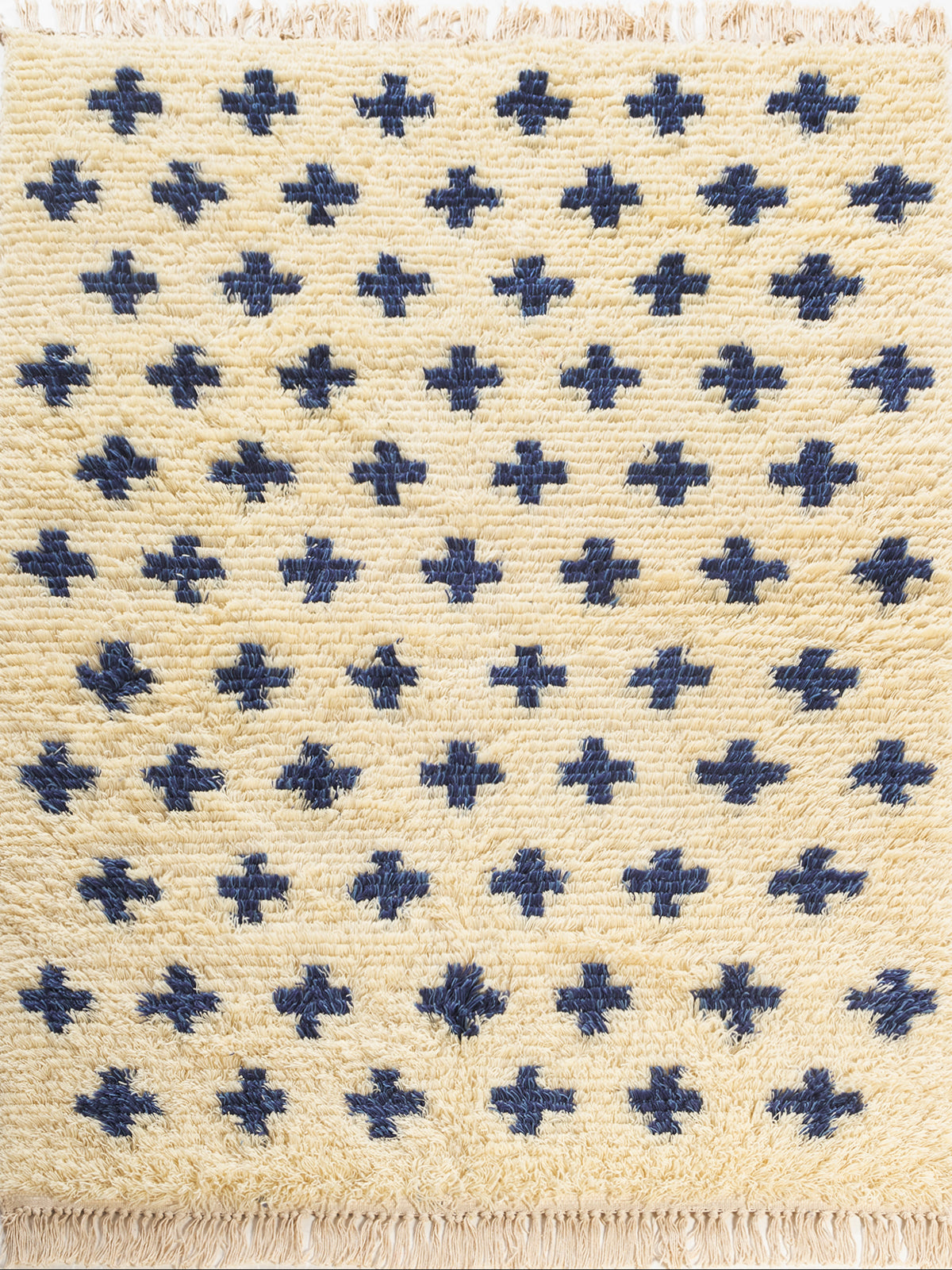 Arctic Bloom Wool Rug wool rug in neutral tones