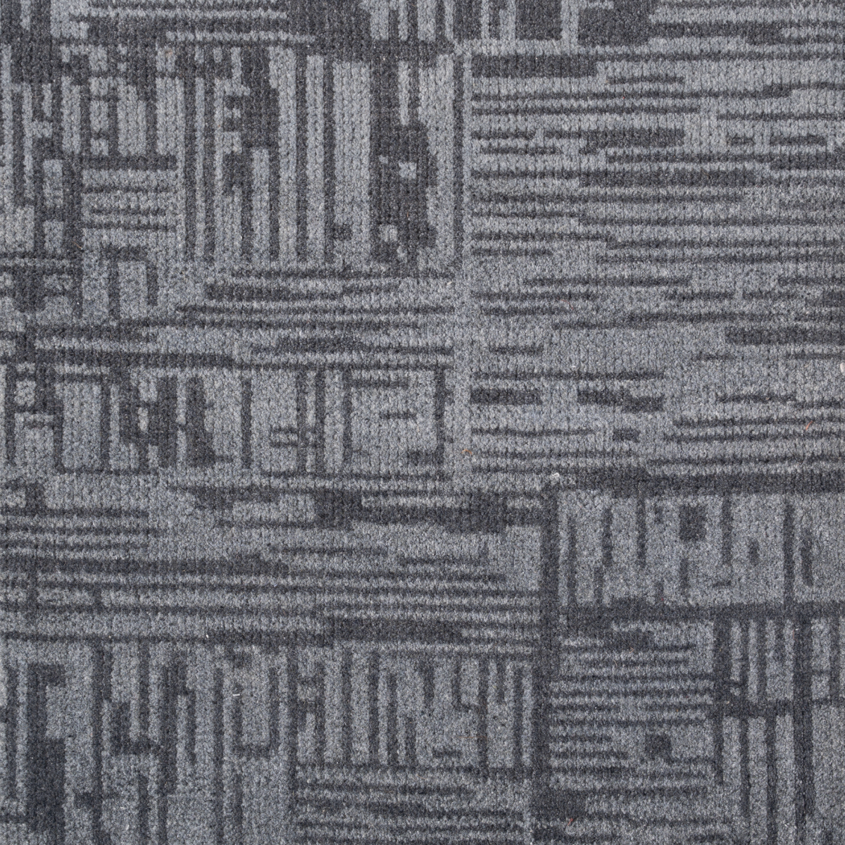Artisan's Trace : Urban Map wool rug in neutral tones, overhead view