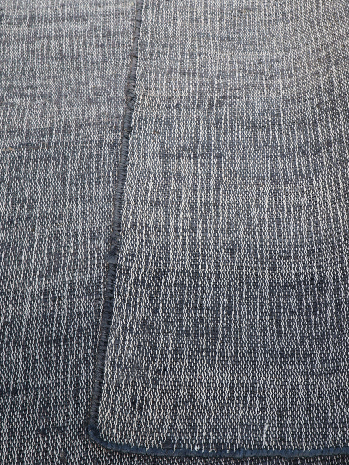 Aurora Cotton Jute Rug-Charcoal cotton-jute rug styled for living room interiors