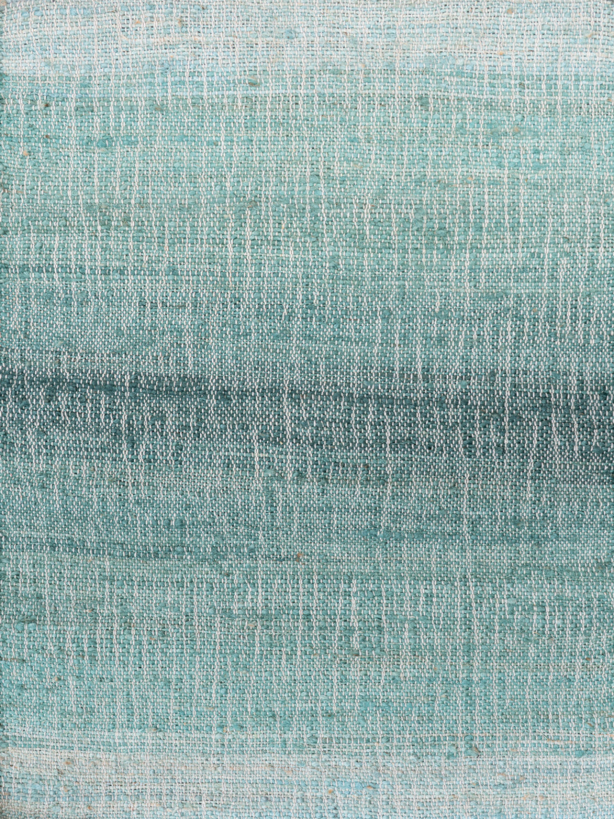 Aurora Cotton Jute Rug-Emerald cotton-jute rug in green tones, overhead view