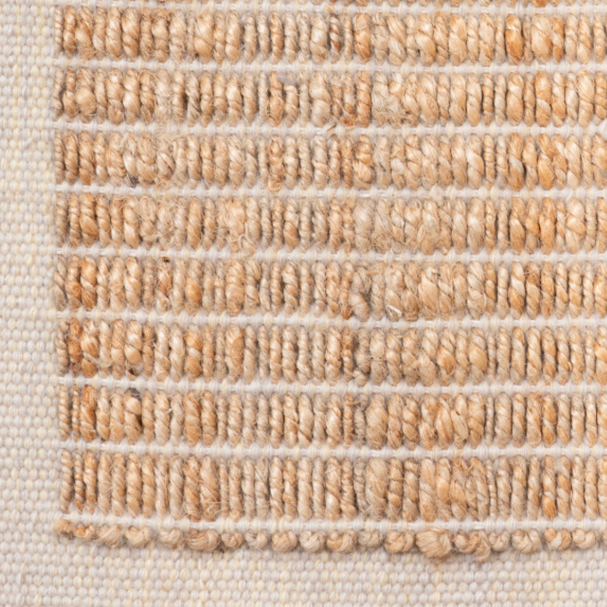 Bastion : Parchment Frame close-up weave detail showing the jute surface