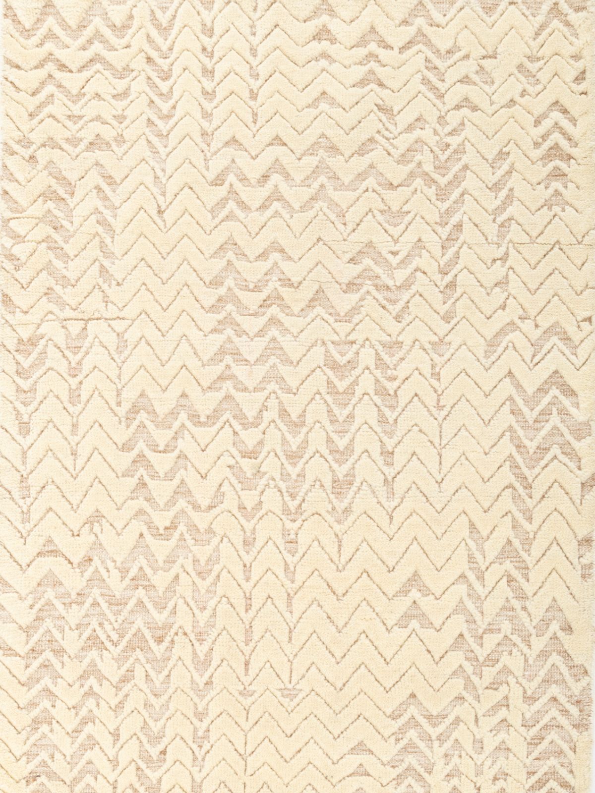 Beige Breeze Hand-Knotted Rug wool rug in neutral tones
