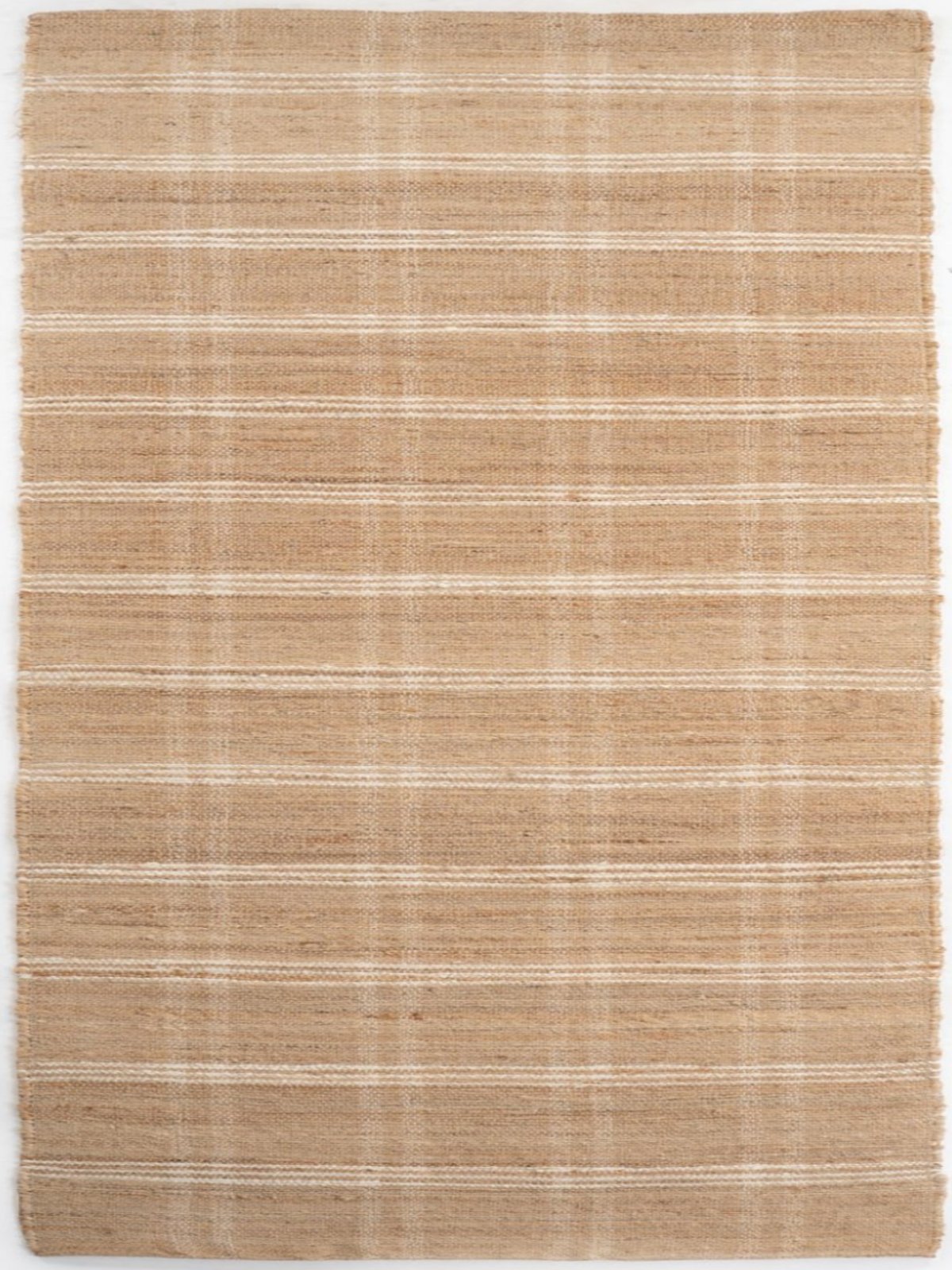 Benin striped Hemp area rug hemp rug in multicoloured tones