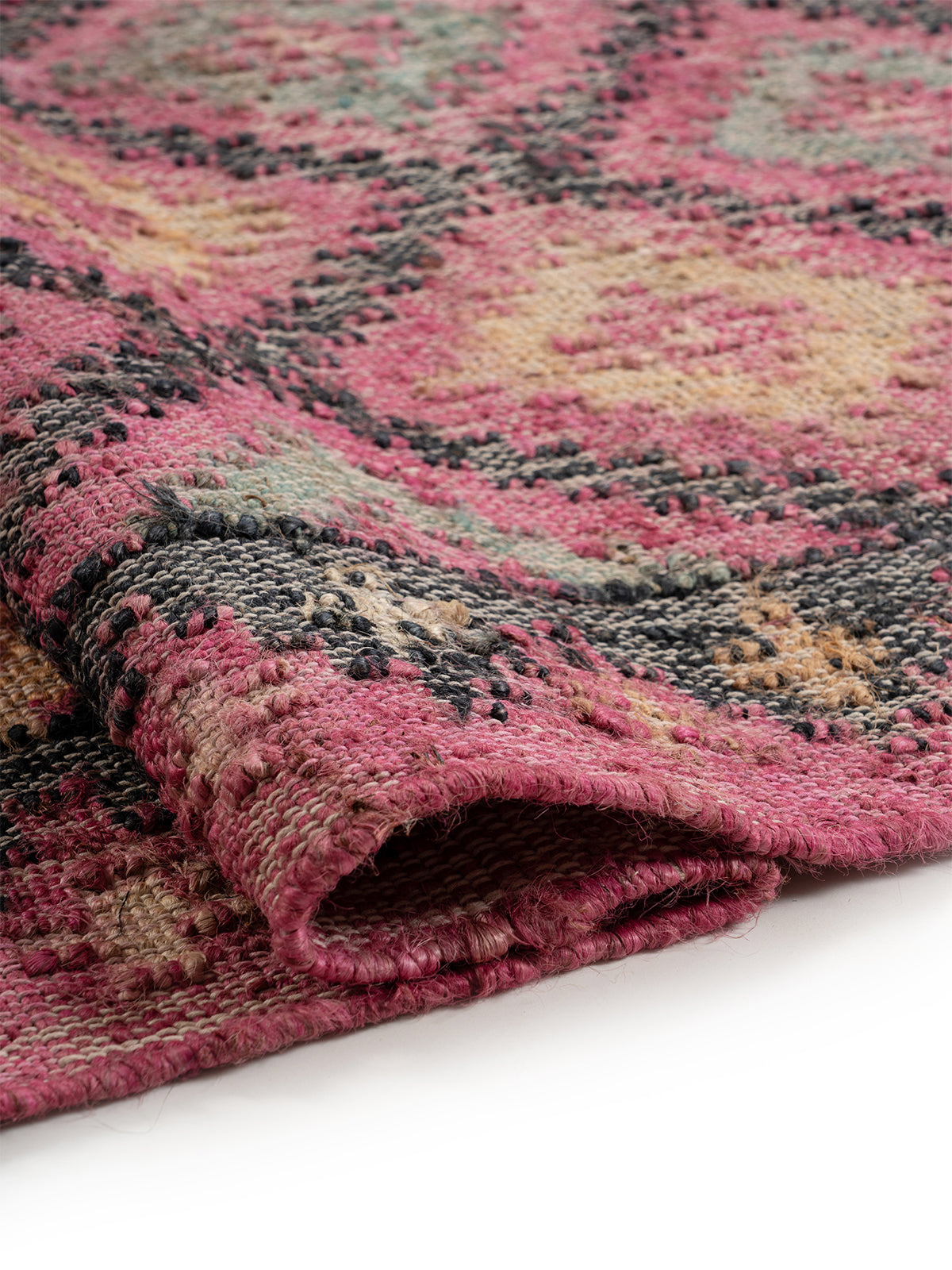 boho bloom - additional product view showing the  rug