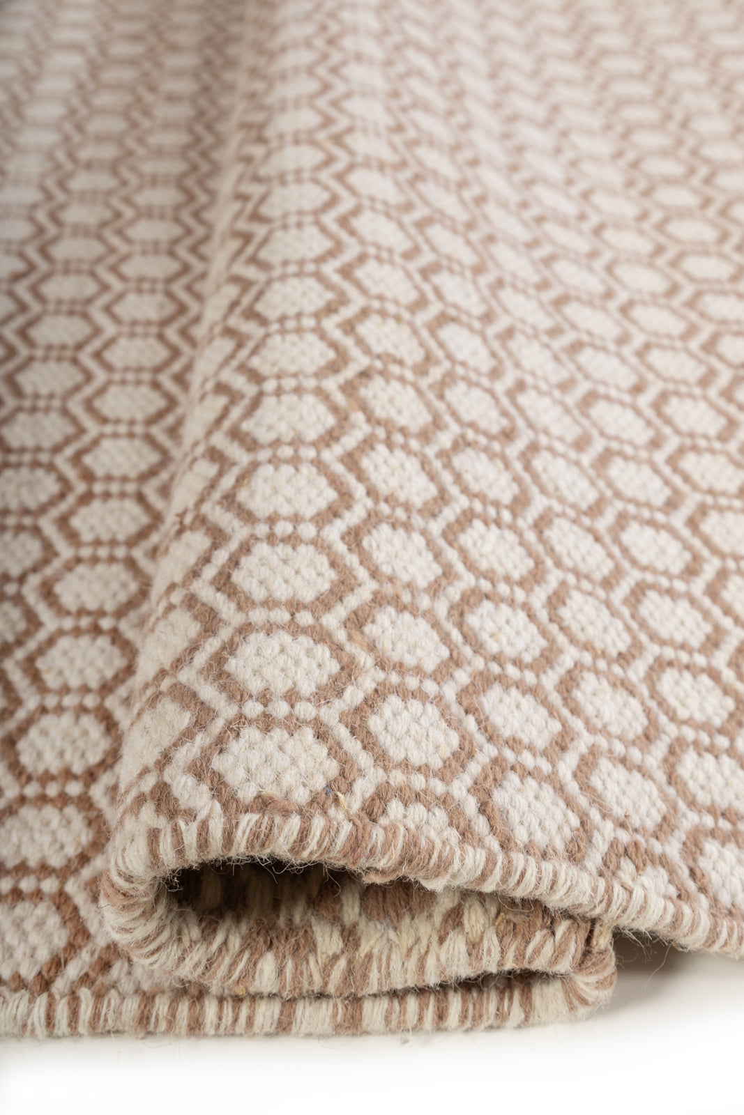 Brackenridge Flatweave - texture detail showing wool surface