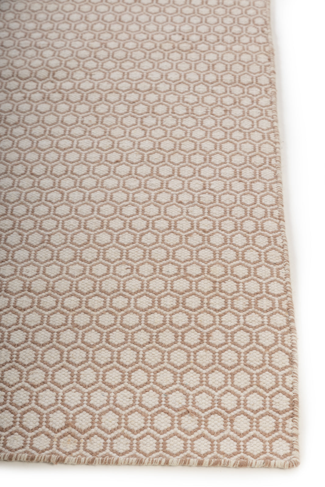 Brackenridge Flatweave wool rug styled in a living room interior