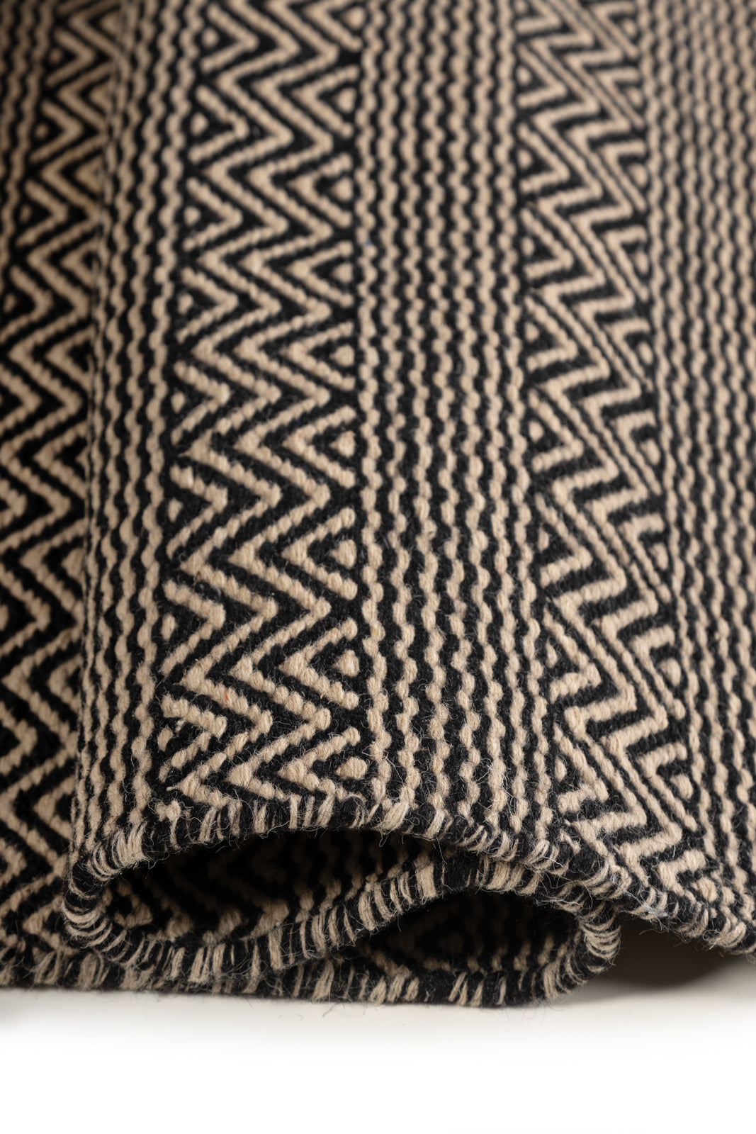 Claybourne Shuttle Rug - additional product view showing the wool rug