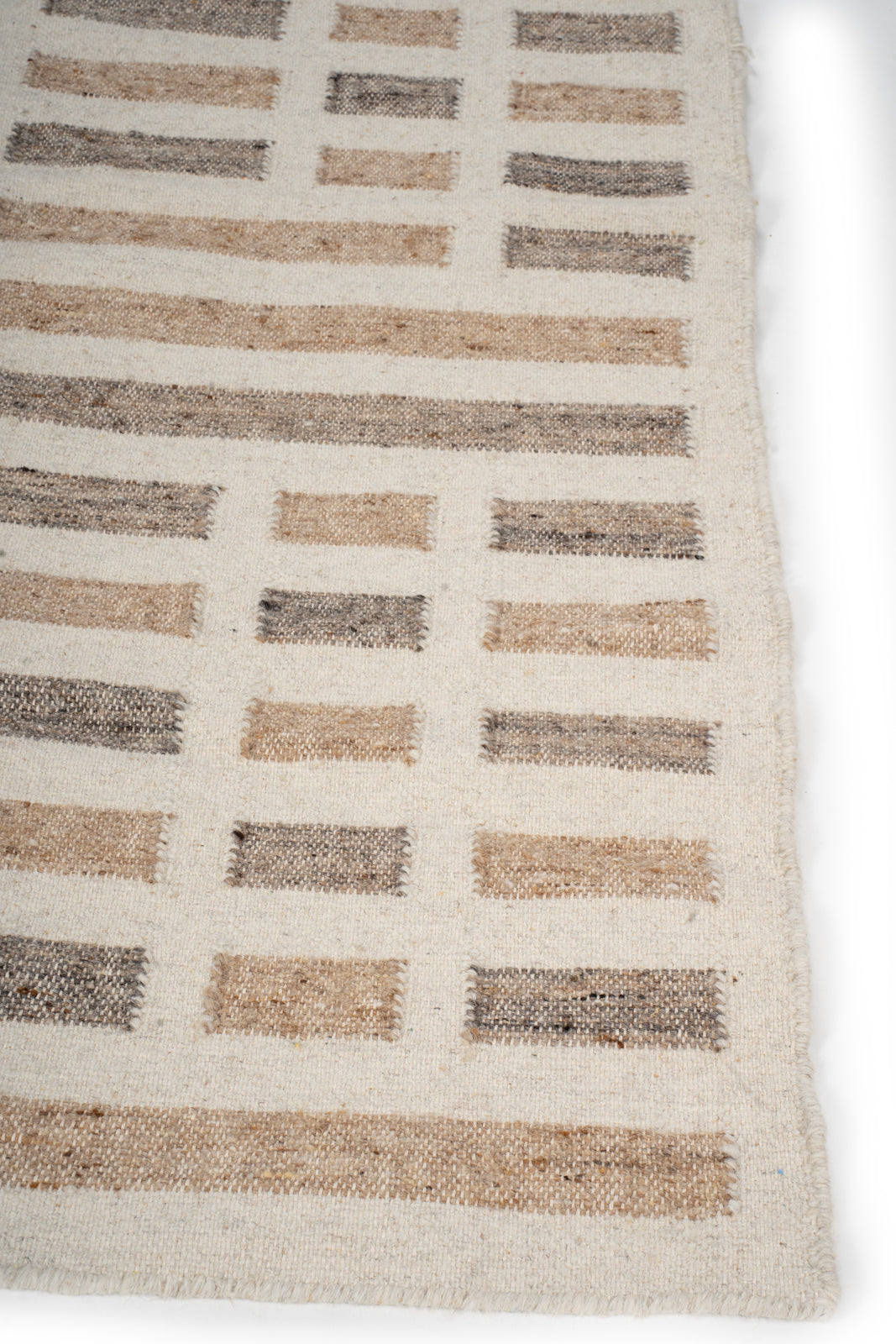 Cobblestone Path Wool Rug - additional product view showing the wool rug