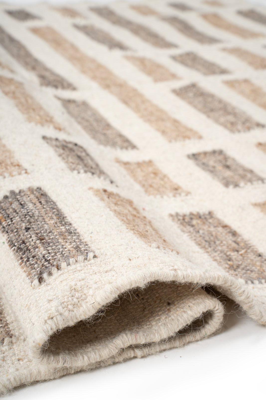 Cobblestone Path Wool Rug - additional product view showing the wool rug