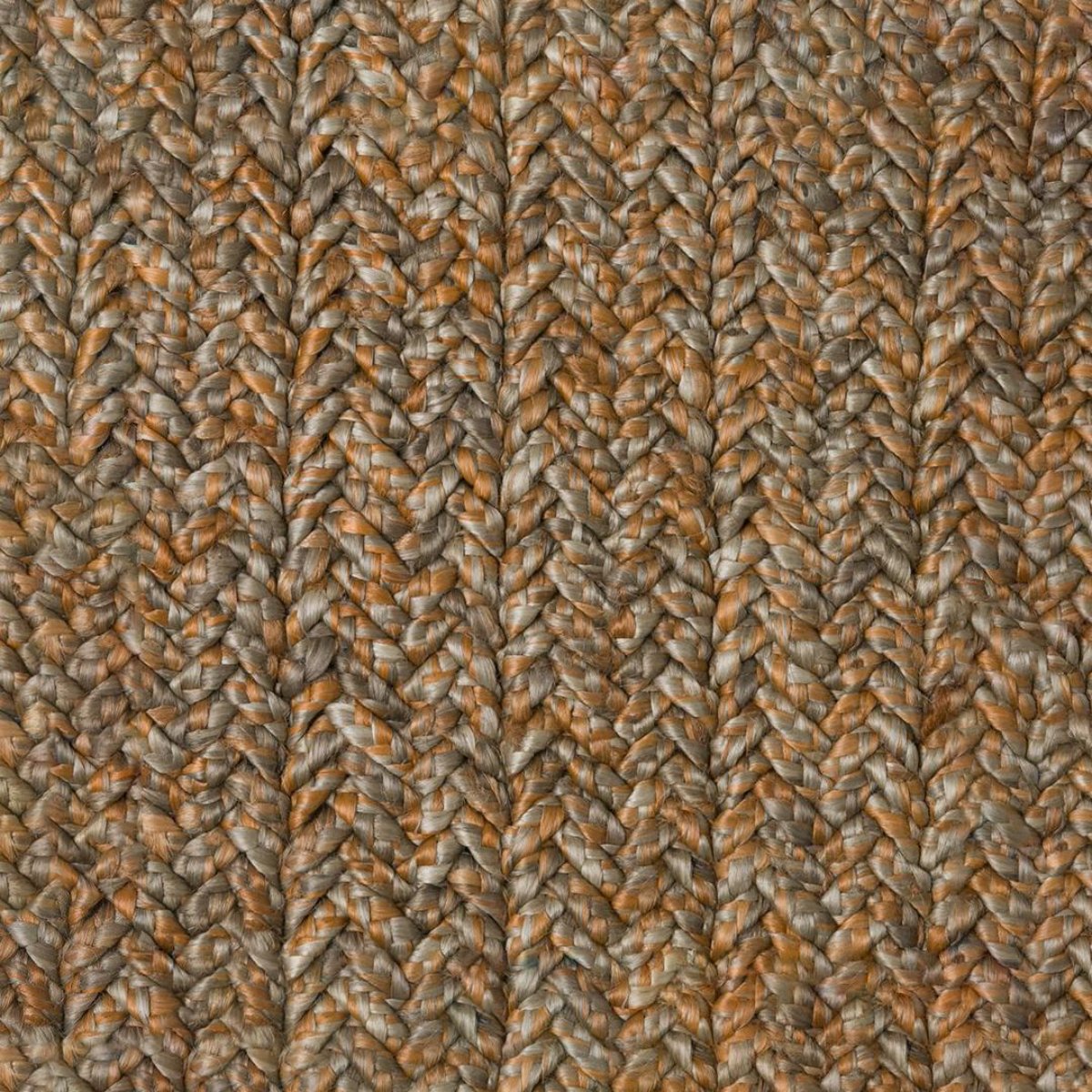 Coir coir sample swatch, overhead view showing weave and tone