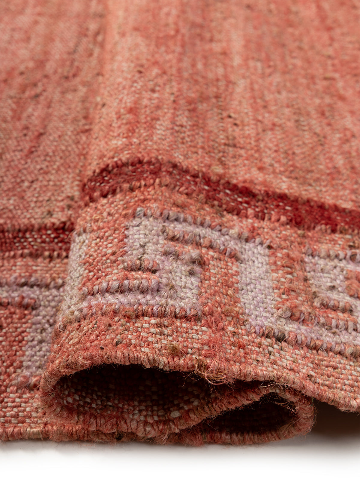 Coral Maze Jute Rug - additional product view showing the jute rug