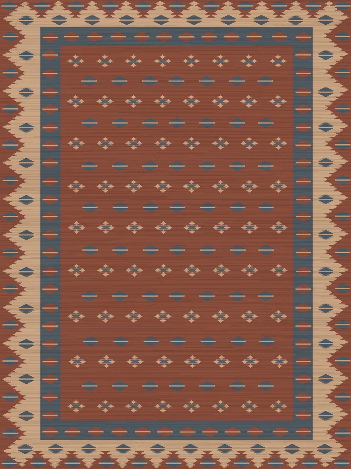 Coral Silk Heritage raw silk rug in red tones
