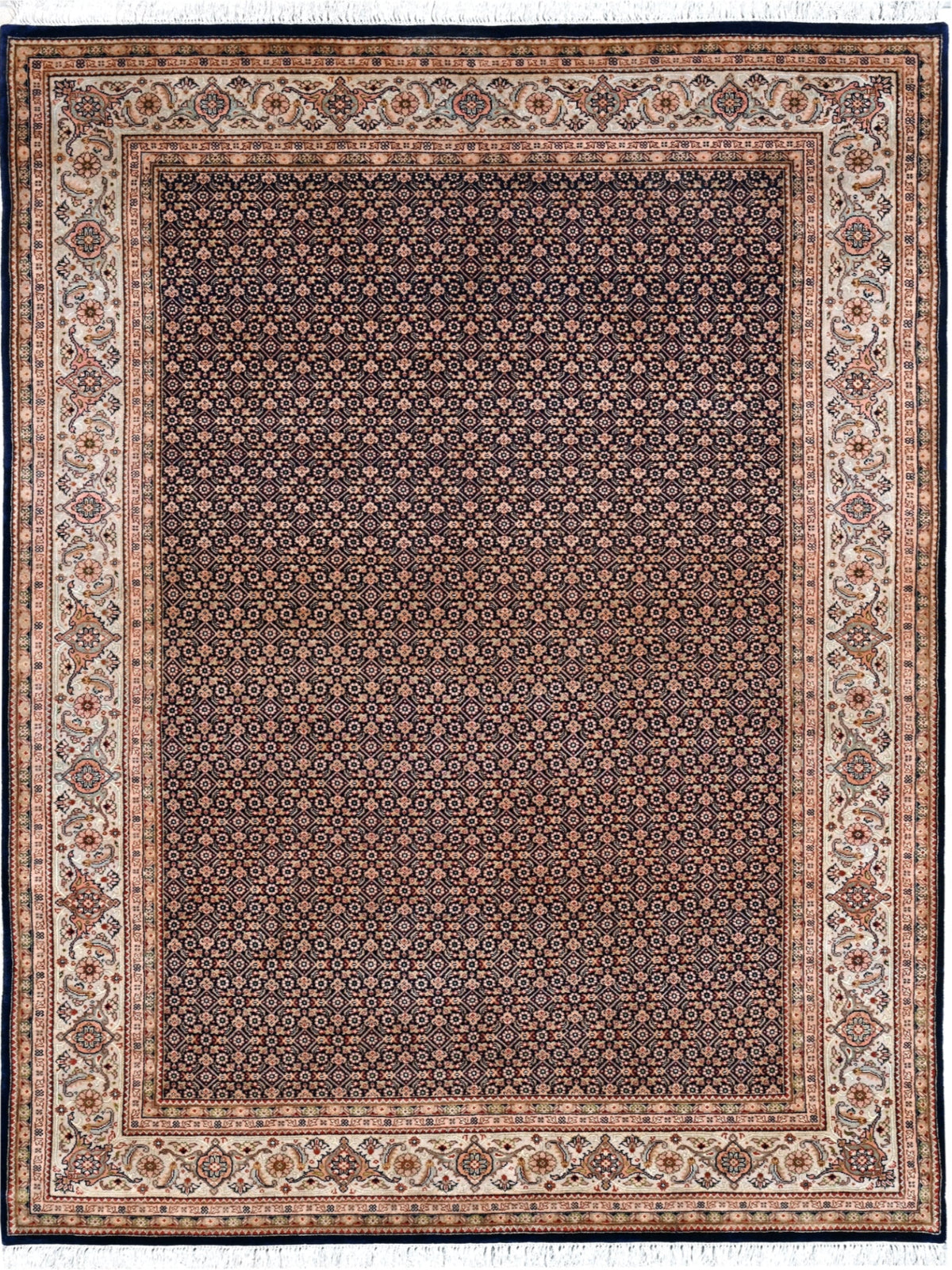 Darbar Amira nz wool rug in multicoloured tones