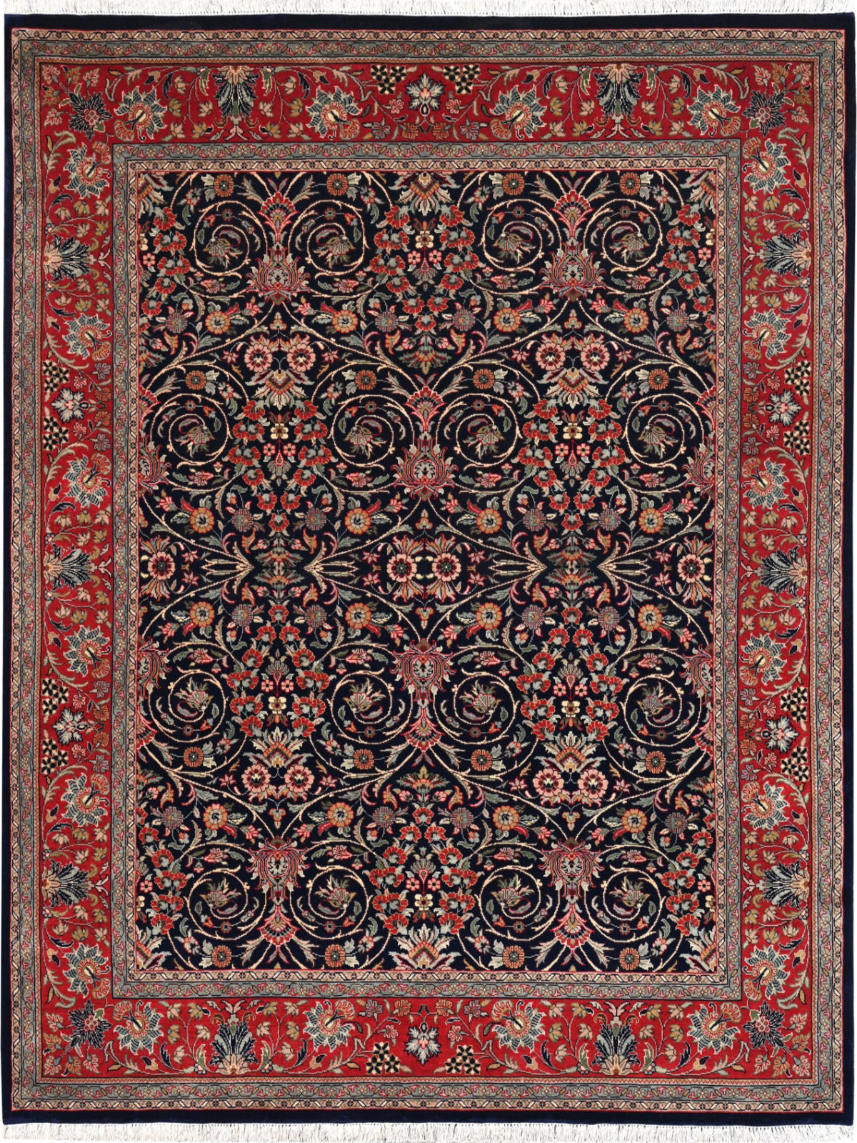 Darbar Elina nz wool rug in pink tones