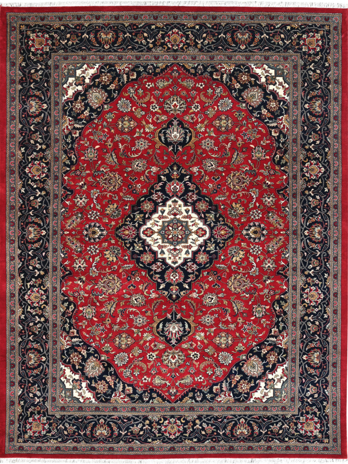 Darbar Noor nz wool rug in neutral tones