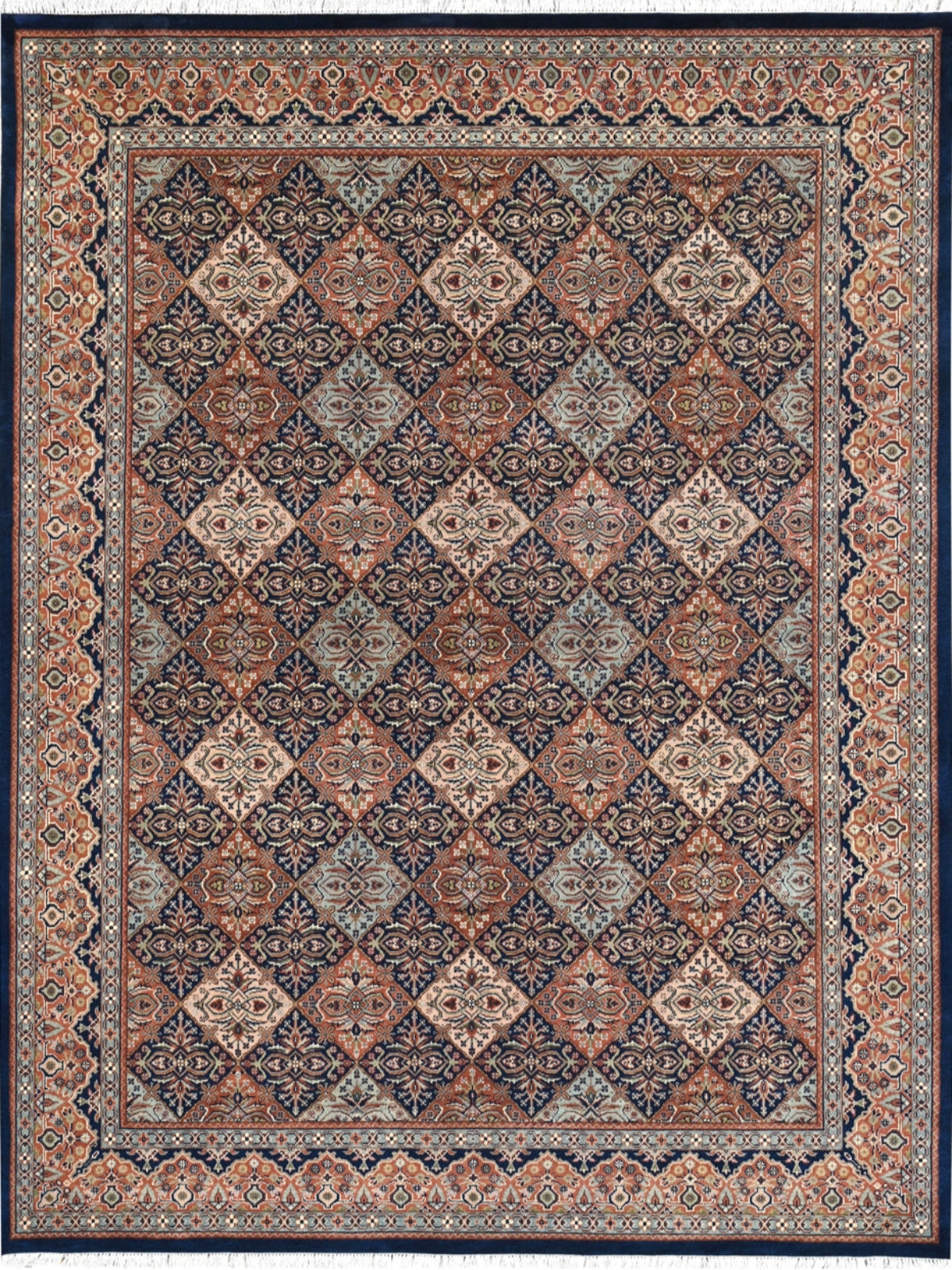 Darbar Roshan nz wool rug in yellow tones