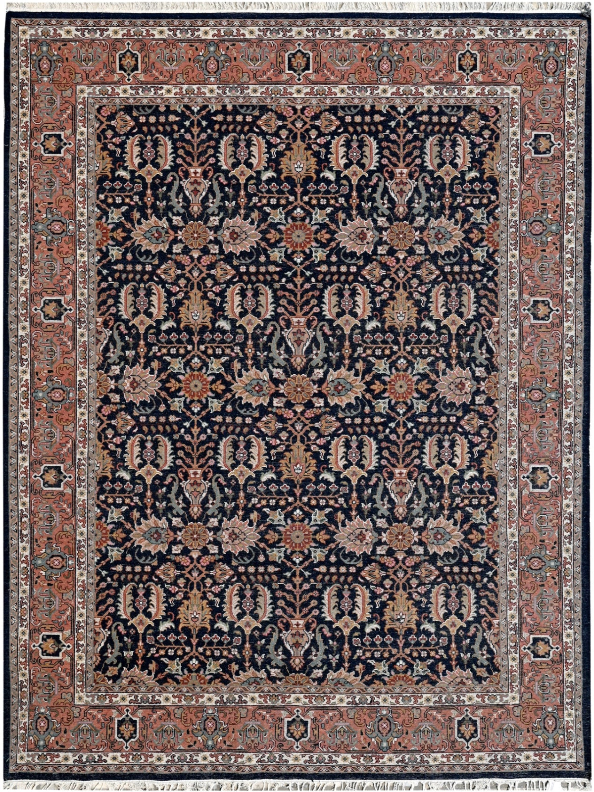 Darbar Selina nz wool rug in blue tones