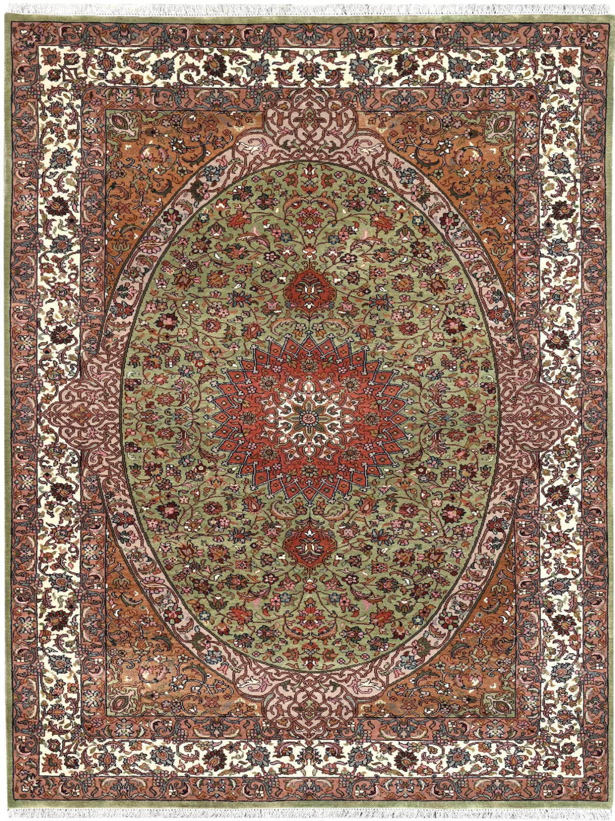 Darbar Seren nz wool rug in neutral tones