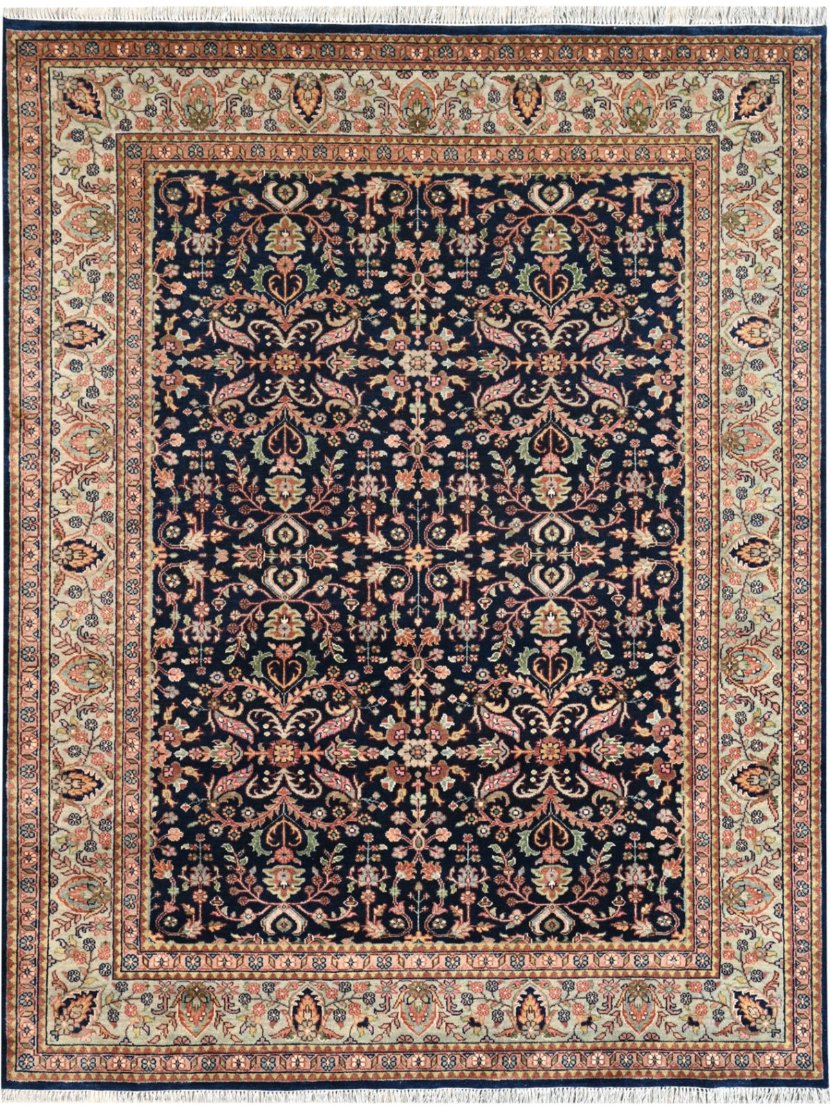 Darbar Yasmin nz wool rug in yellow tones