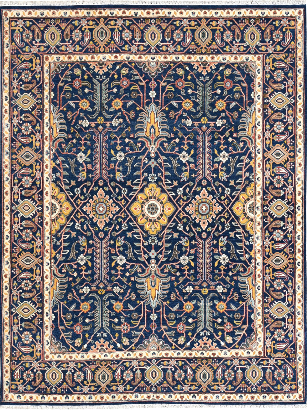 Darbar Ziva nz wool rug in brown tones