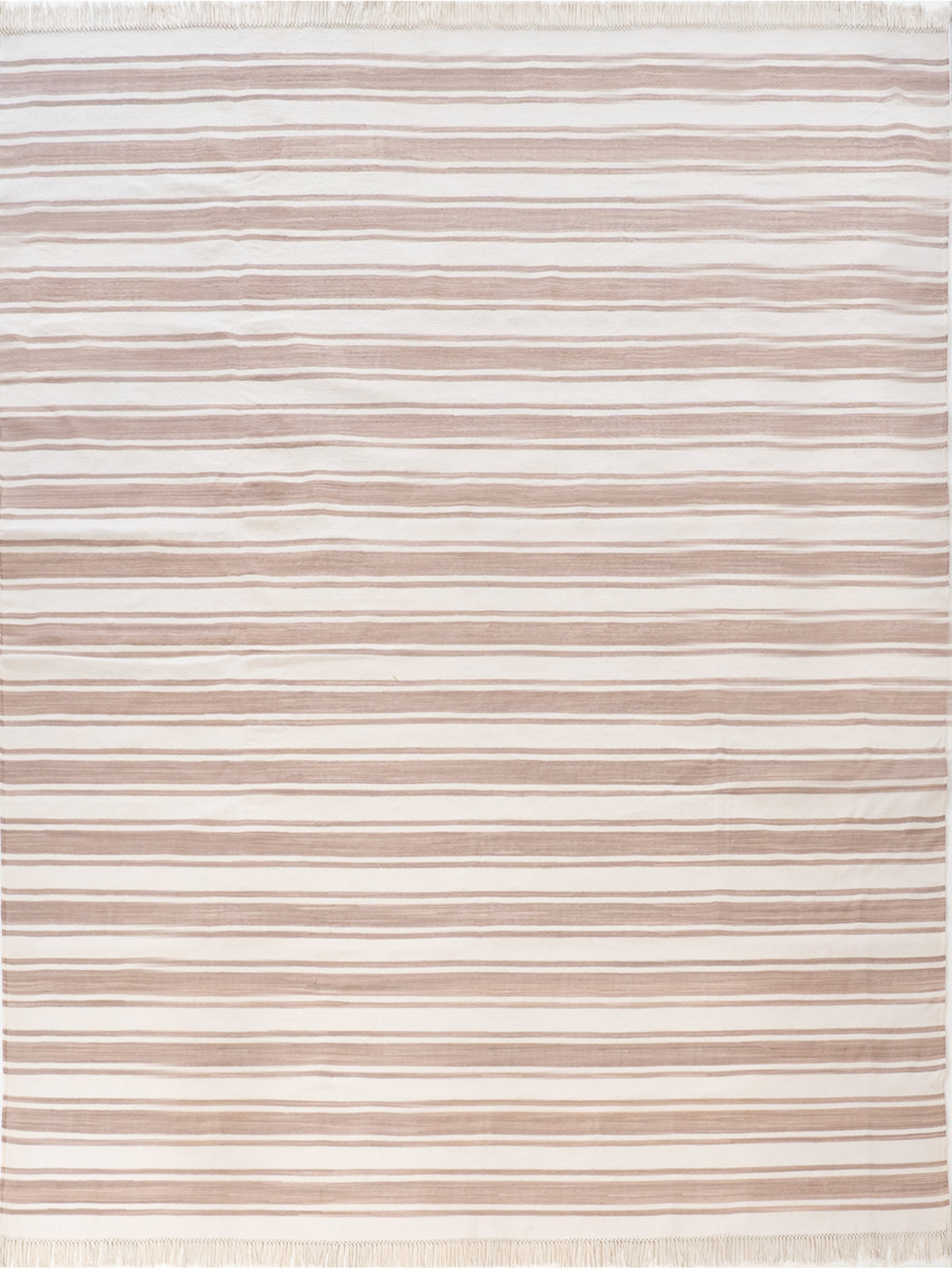 Darjeeling Drift Flatweave Rug cotton rug in brown tones