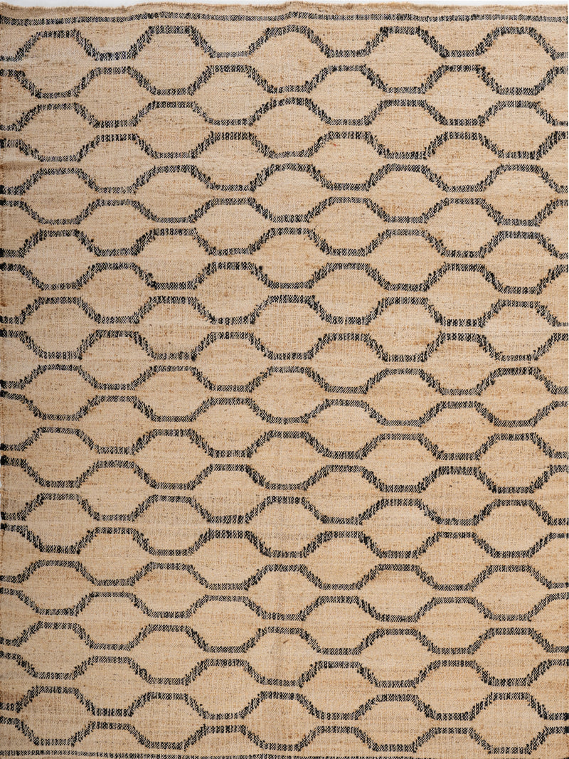 Desert Mirage Jute Rug | Textured Grey Jute Rug - Aarohana Home