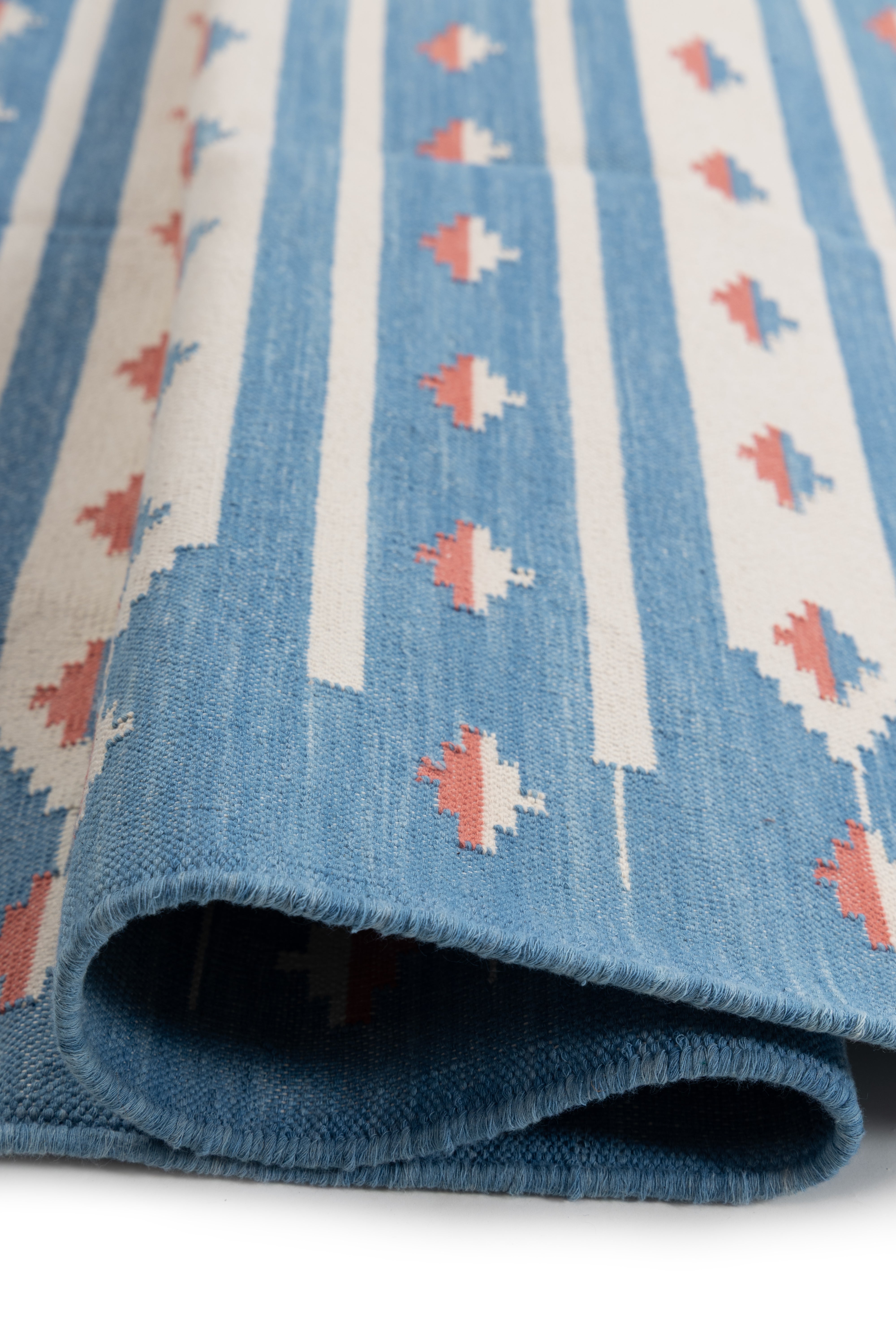 Desert Sky Kilim Dhurrie - additional product view showing the cotton rug