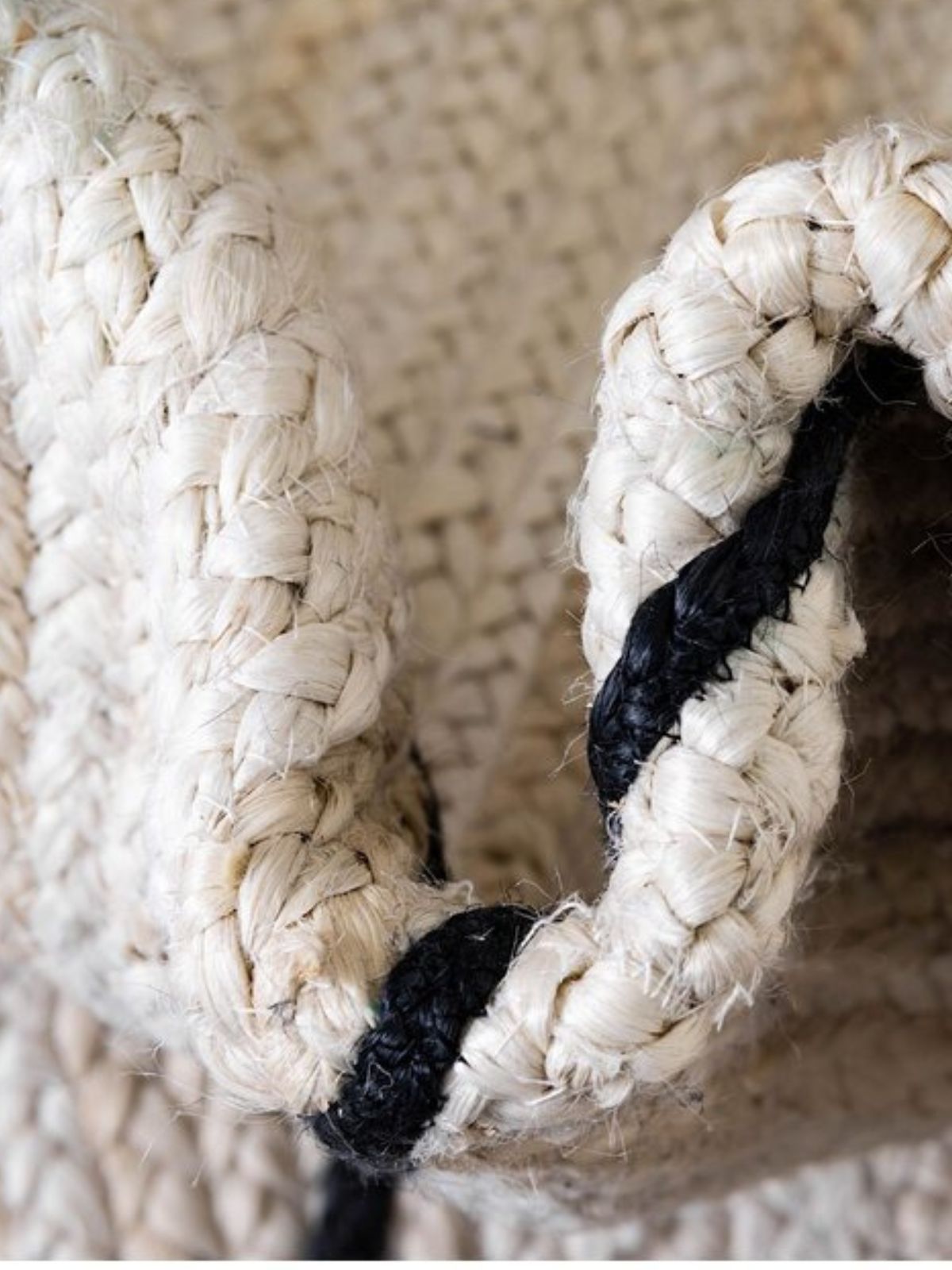Dodoma Braided Runner - cotton runner laid in a hallway view