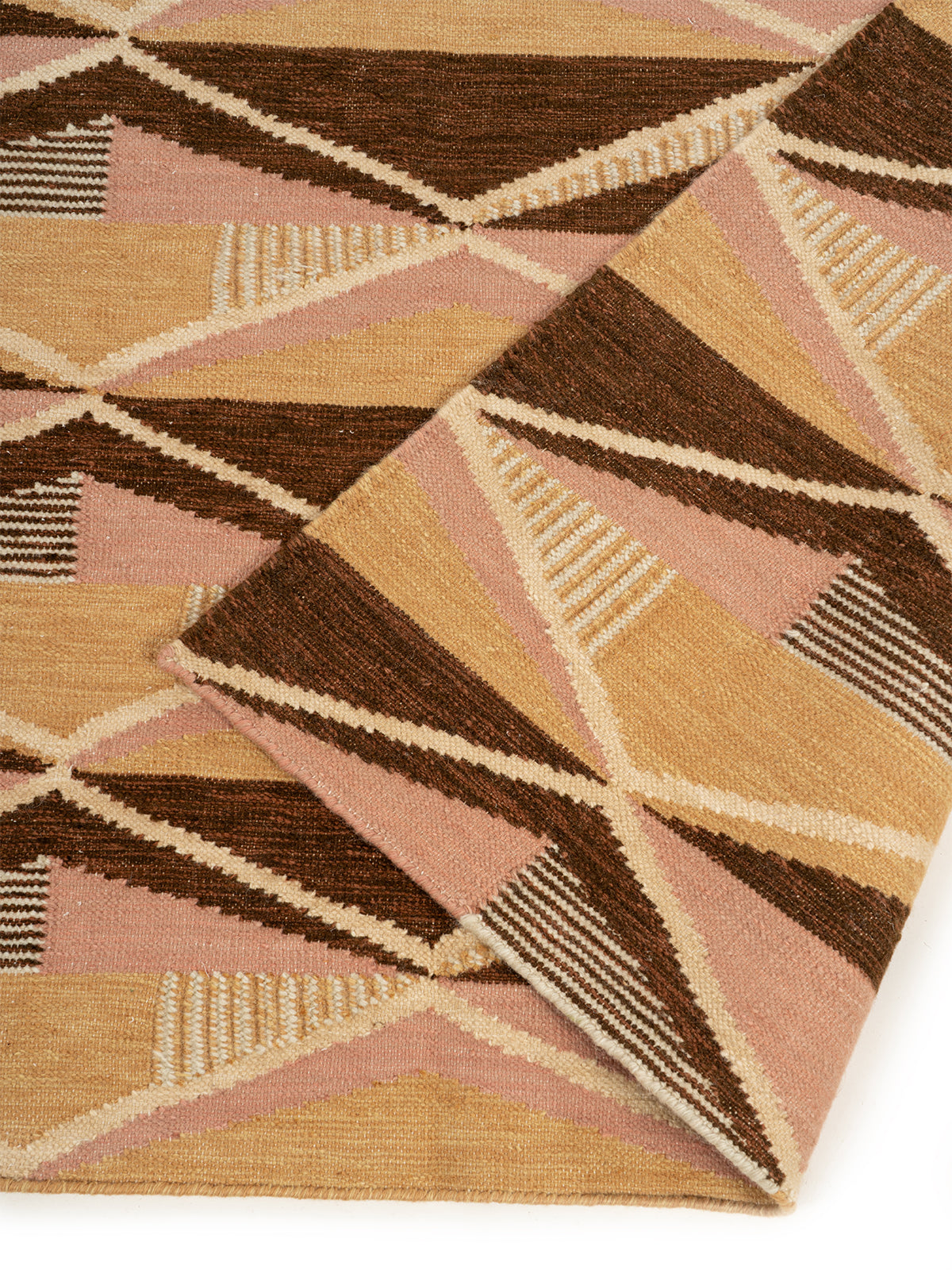 Dune Mirage Wool Rug detail showing the textured wool surface and finishing