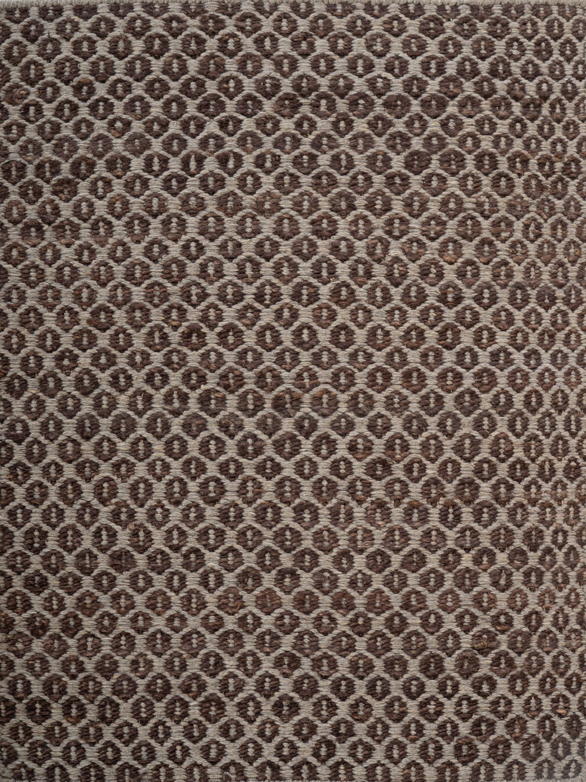 Earthstone Patterned Wool Rug wool rug in brown tones