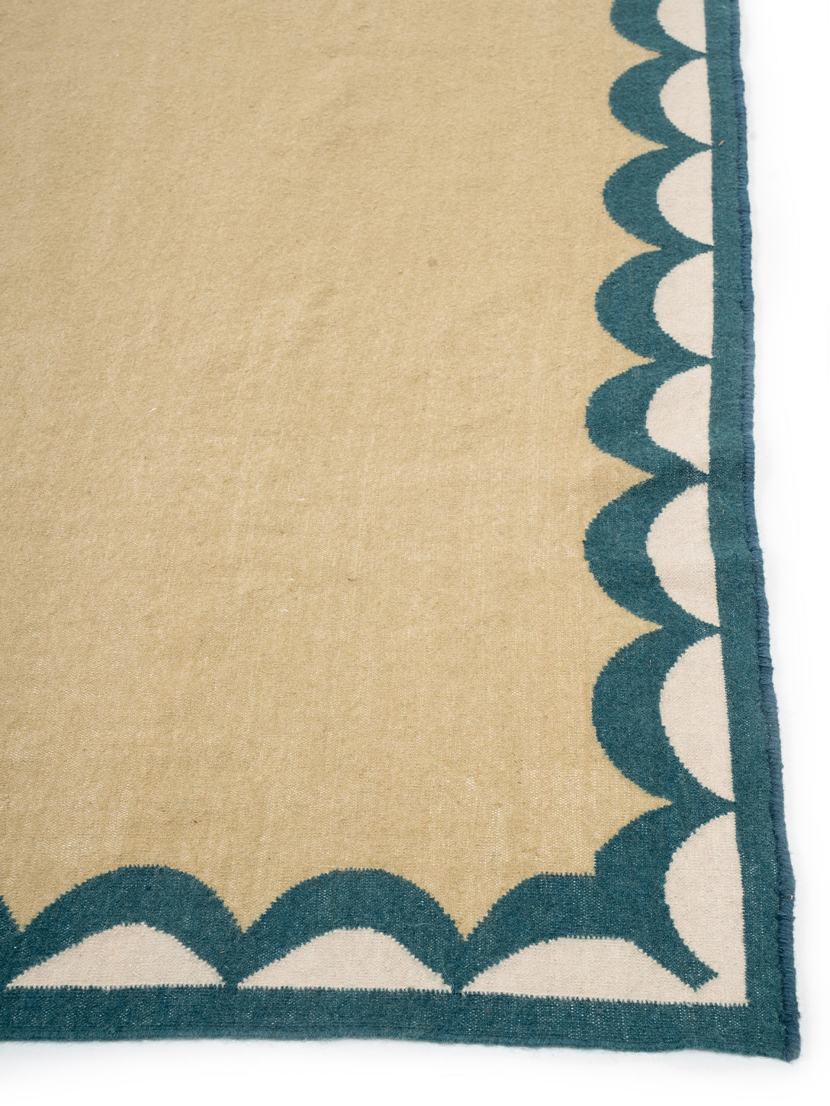 Ebb & Edge - edge detail showing wool finishing