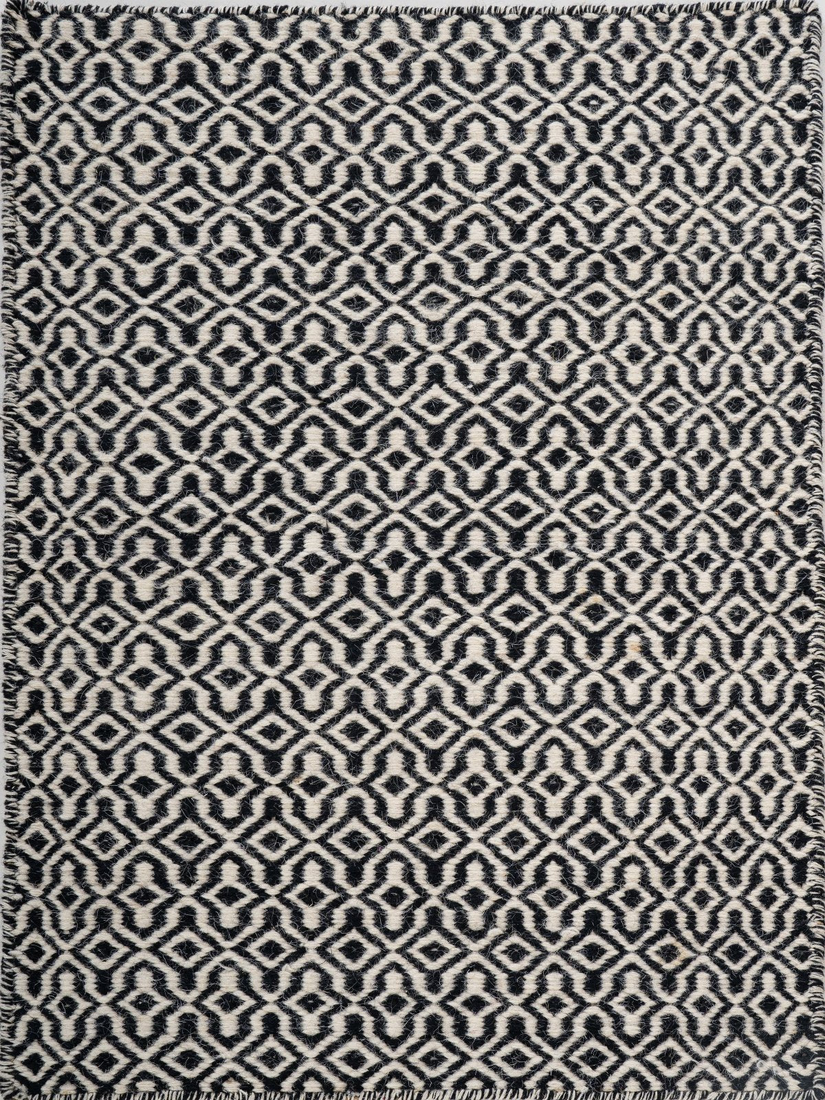 Ebony Echo wool rug in grey tones