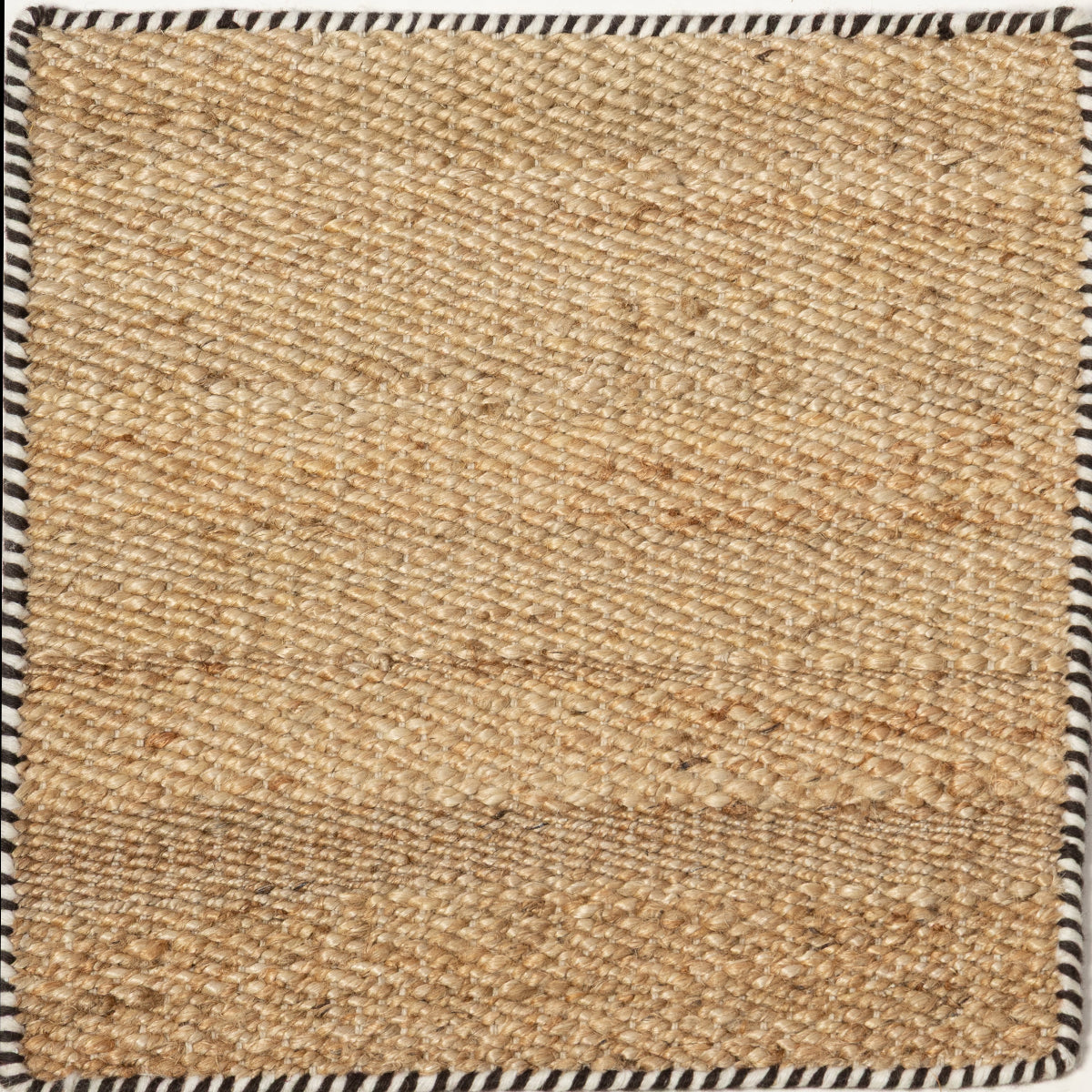 Edge - Monochrome Grain jute rug in neutral tones