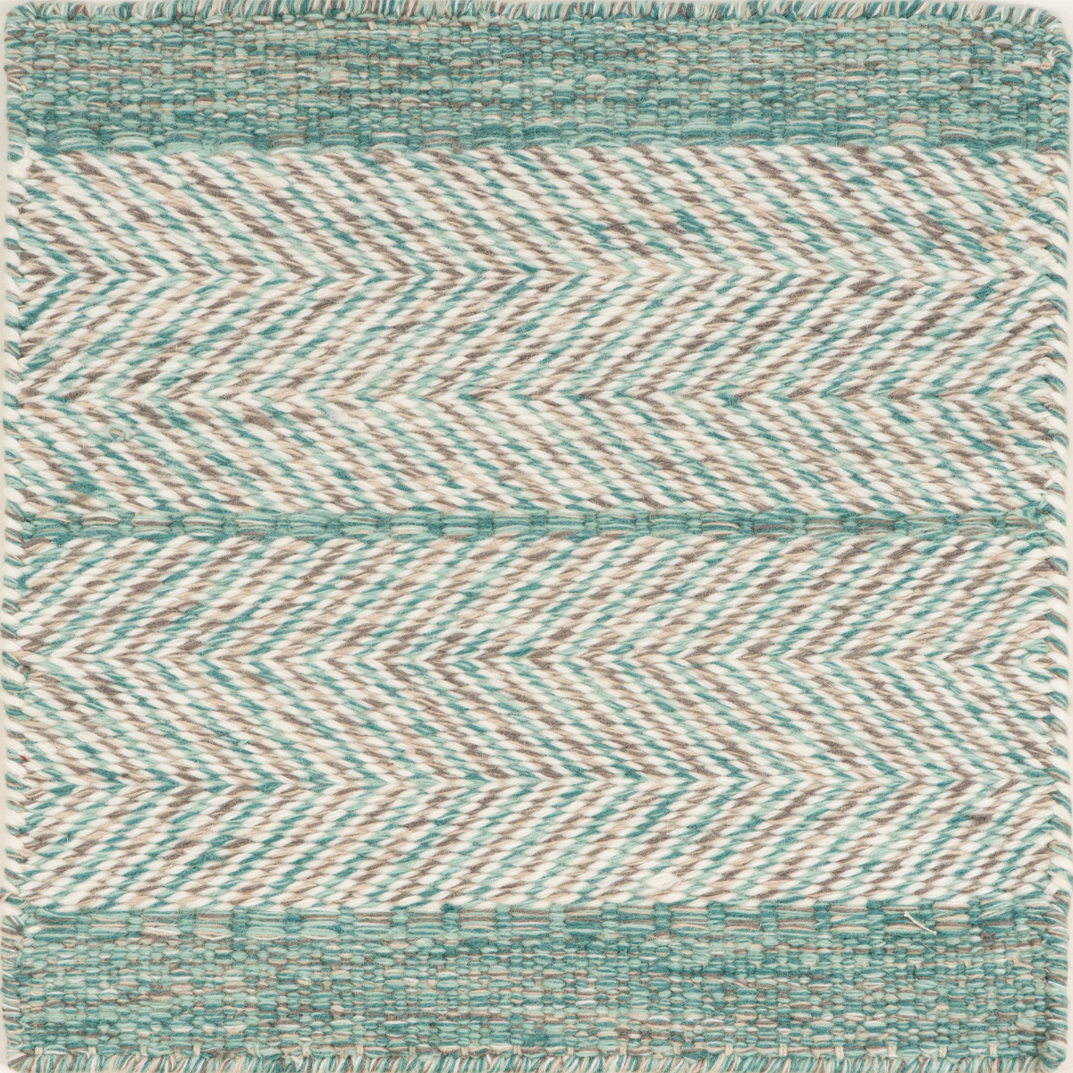 Eira : Aqua Drift wool rug in blue tones