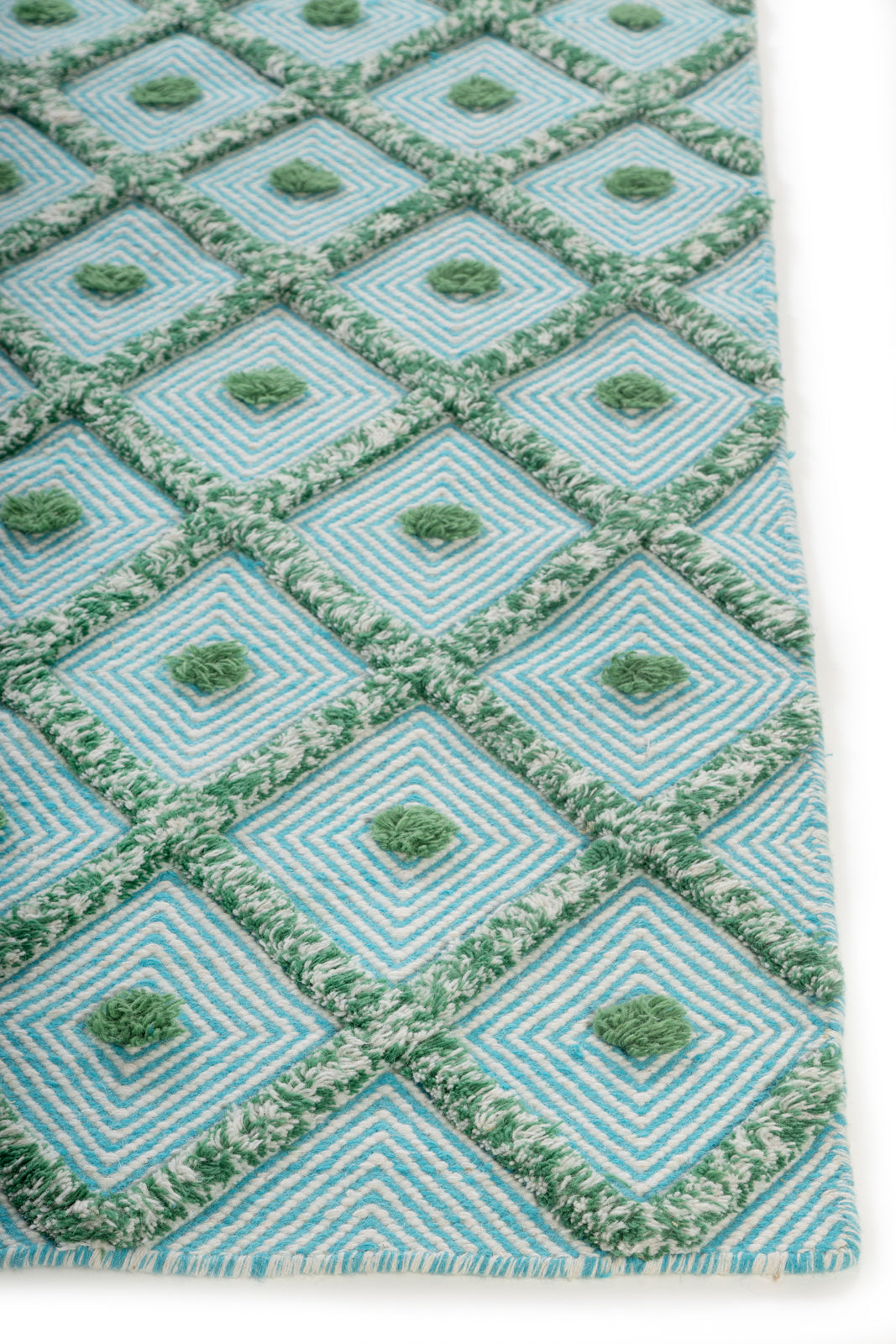Farleigh Wool Rug wool rug styled in a living room interior