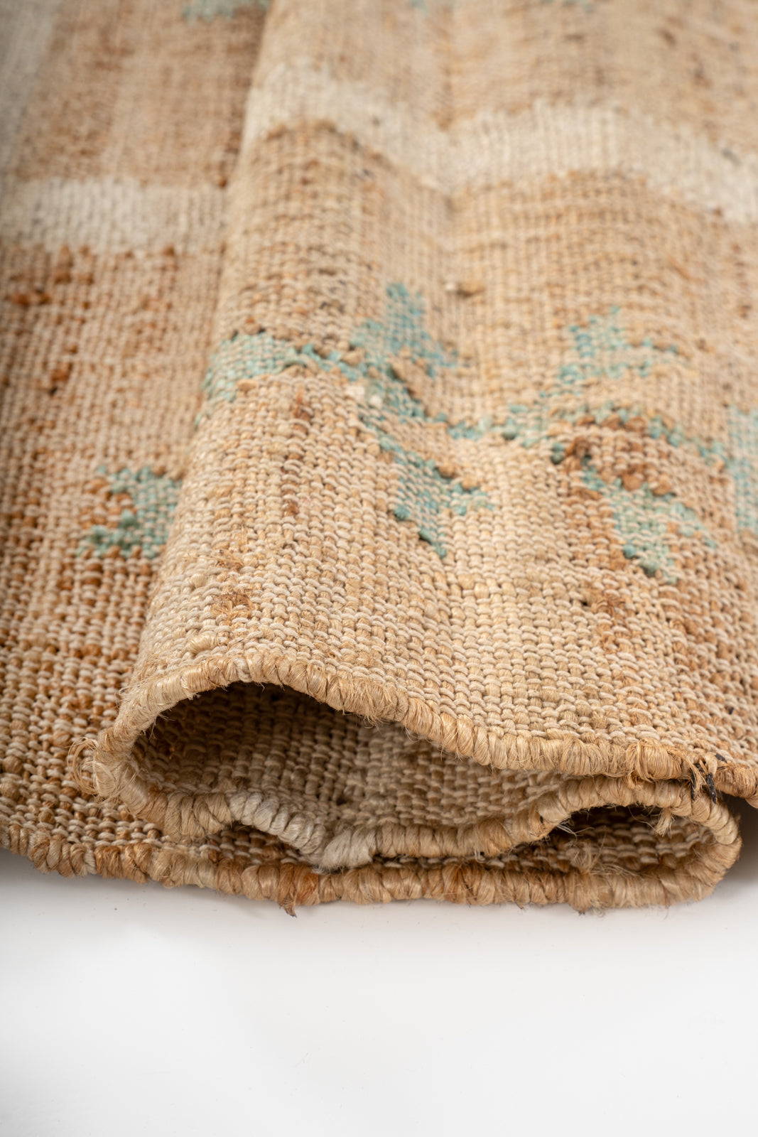 Forest Grid Jute Rug - additional product view showing the jute rug
