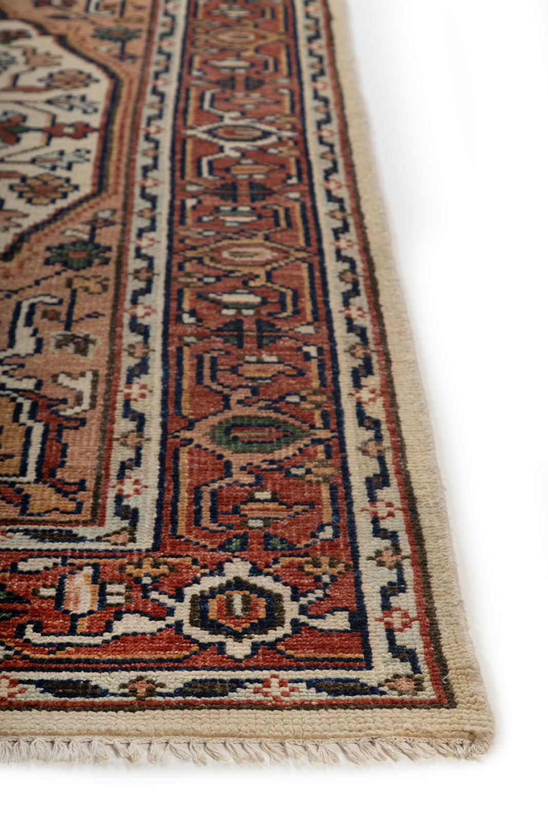 Gallipoli Legacy Rug wool rug styled in a living room interior