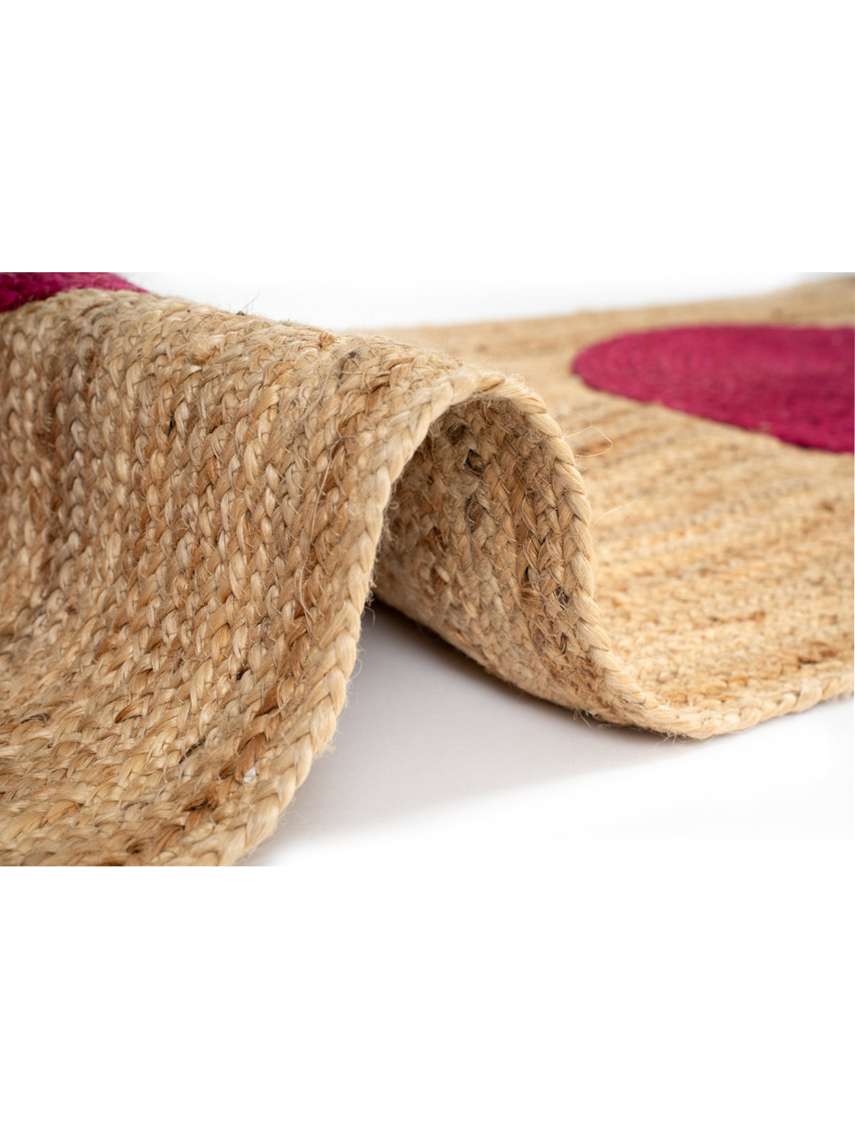 Gweru braided runner rug - cotton runner laid in a hallway view