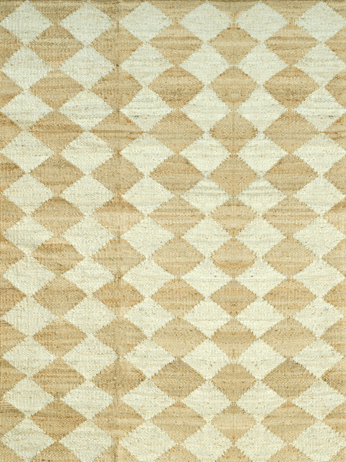 Hampton Harlequin Handwoven Hemp Rug hemp rug in multicoloured tones