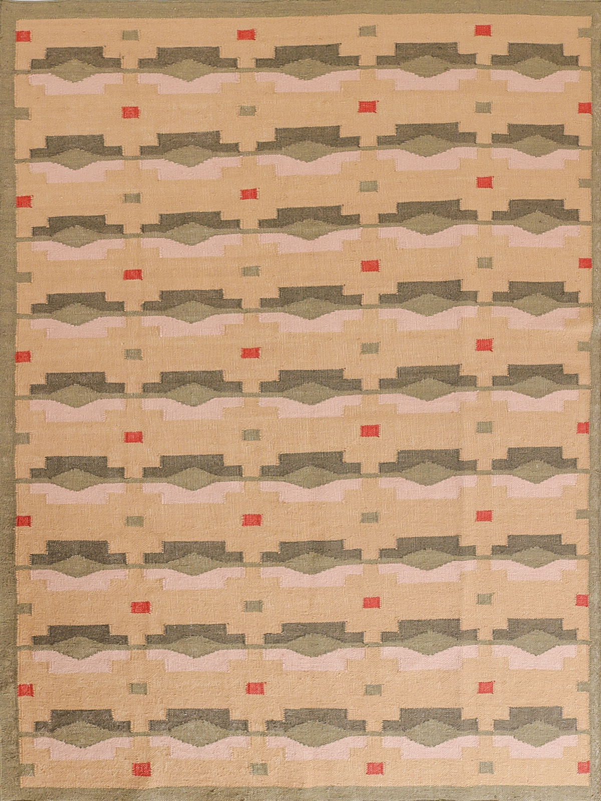 Horizon Flatweave Rug wool rug in neutral tones
