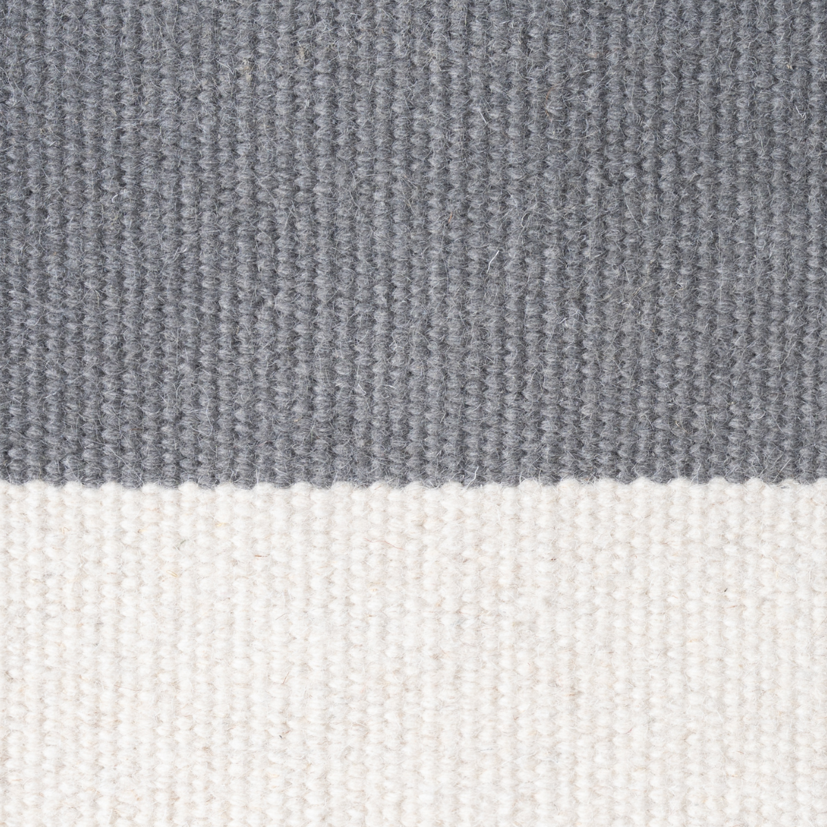 Horizon : Summit close-up showing the nz wool weave and striped pattern