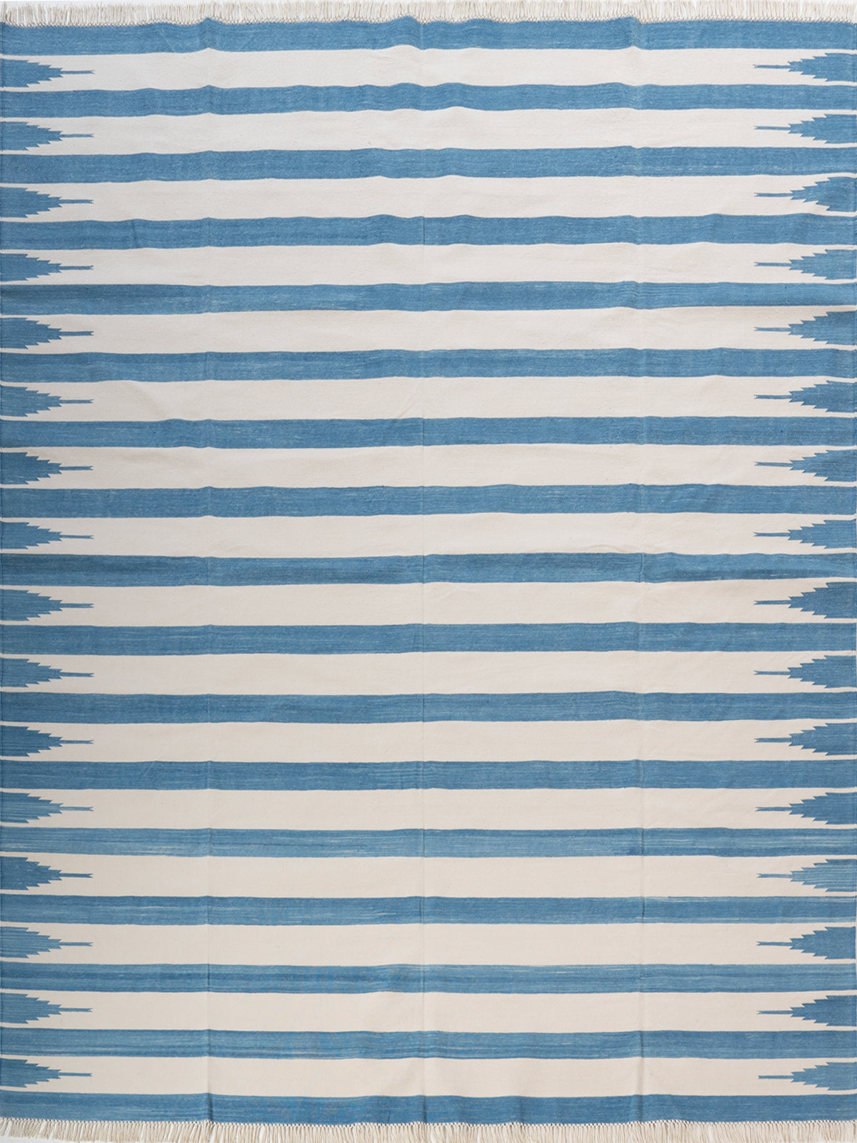 Kanchipuram Grace Flatweave Rug cotton rug in multicoloured tones